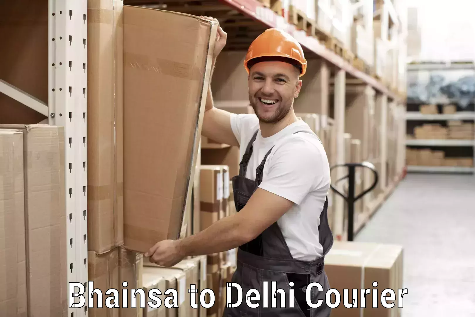 E-commerce shipping partnerships Bhainsa to NIT Delhi