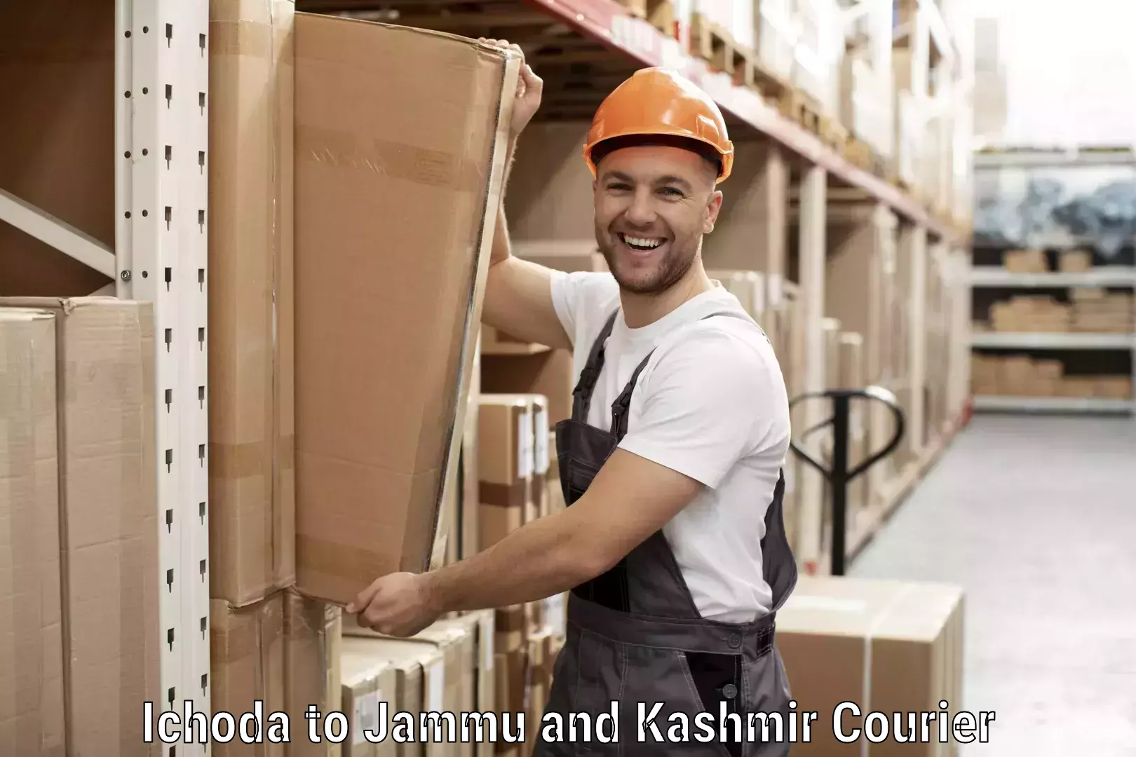 Easy access courier services Ichoda to University of Kashmir Srinagar