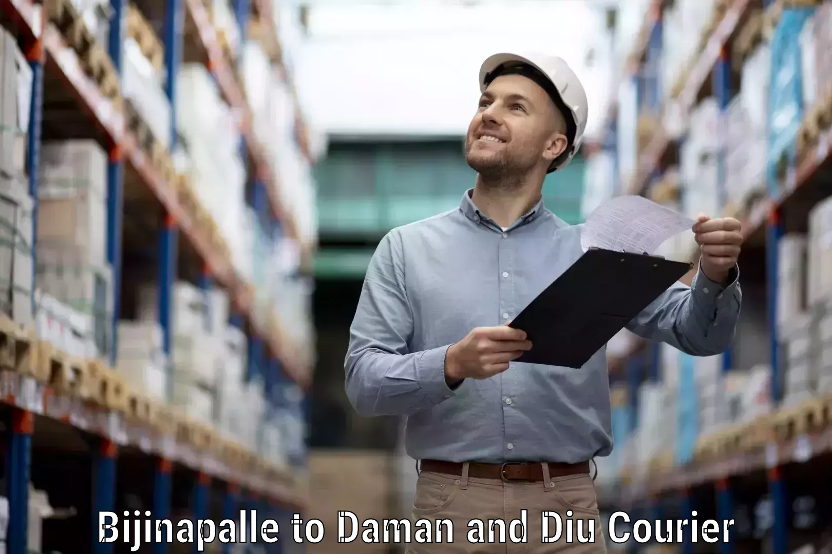 Expedited shipping methods Bijinapalle to Daman and Diu
