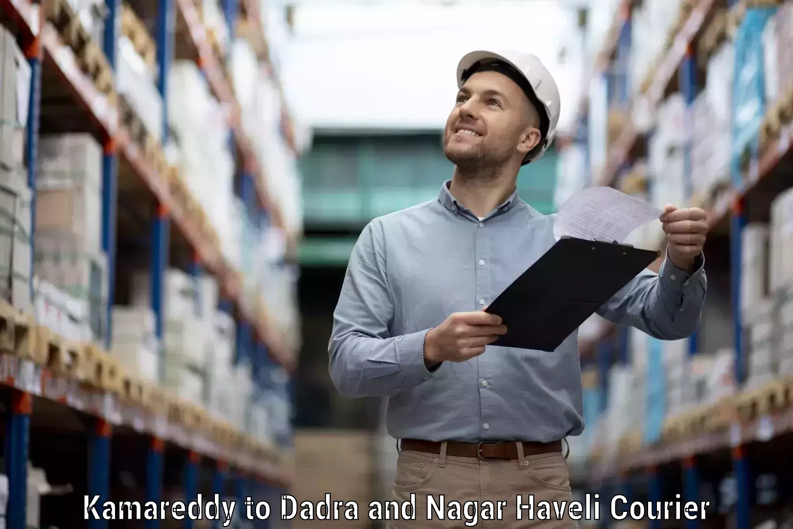 On-demand shipping options Kamareddy to Dadra and Nagar Haveli