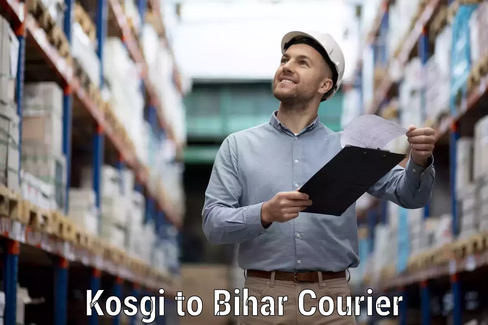 Efficient courier operations Kosgi to Rajgir