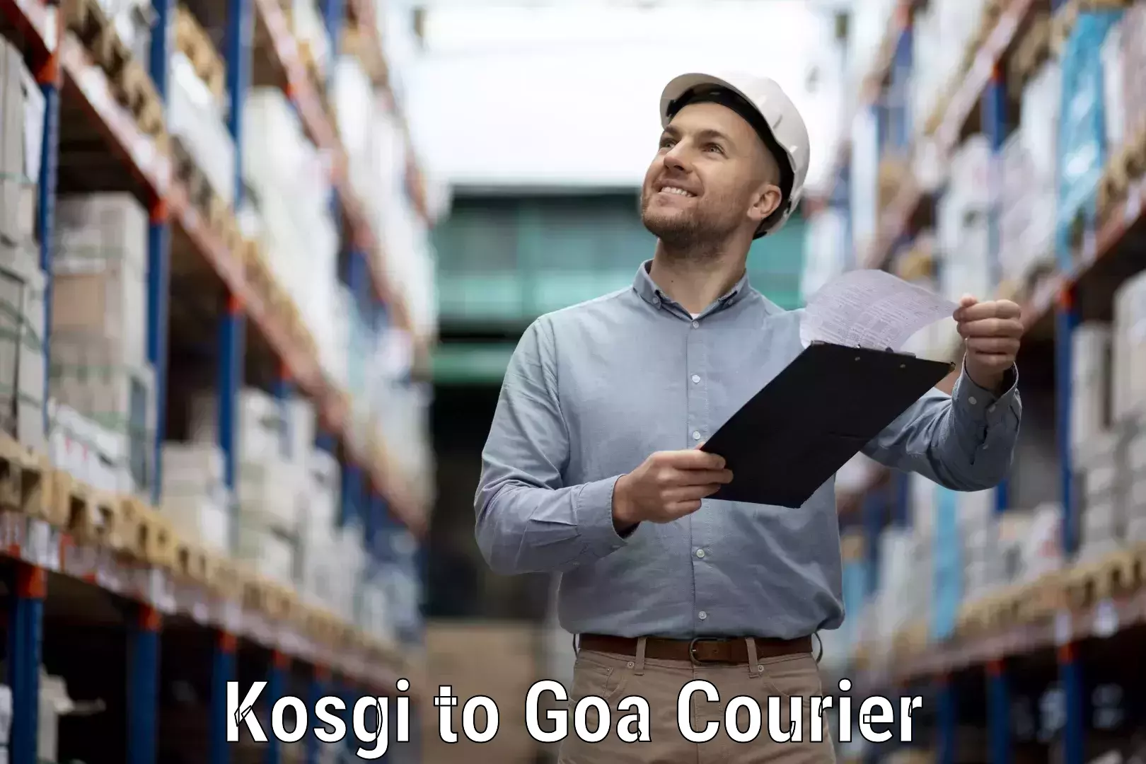 Affordable parcel rates Kosgi to IIT Goa