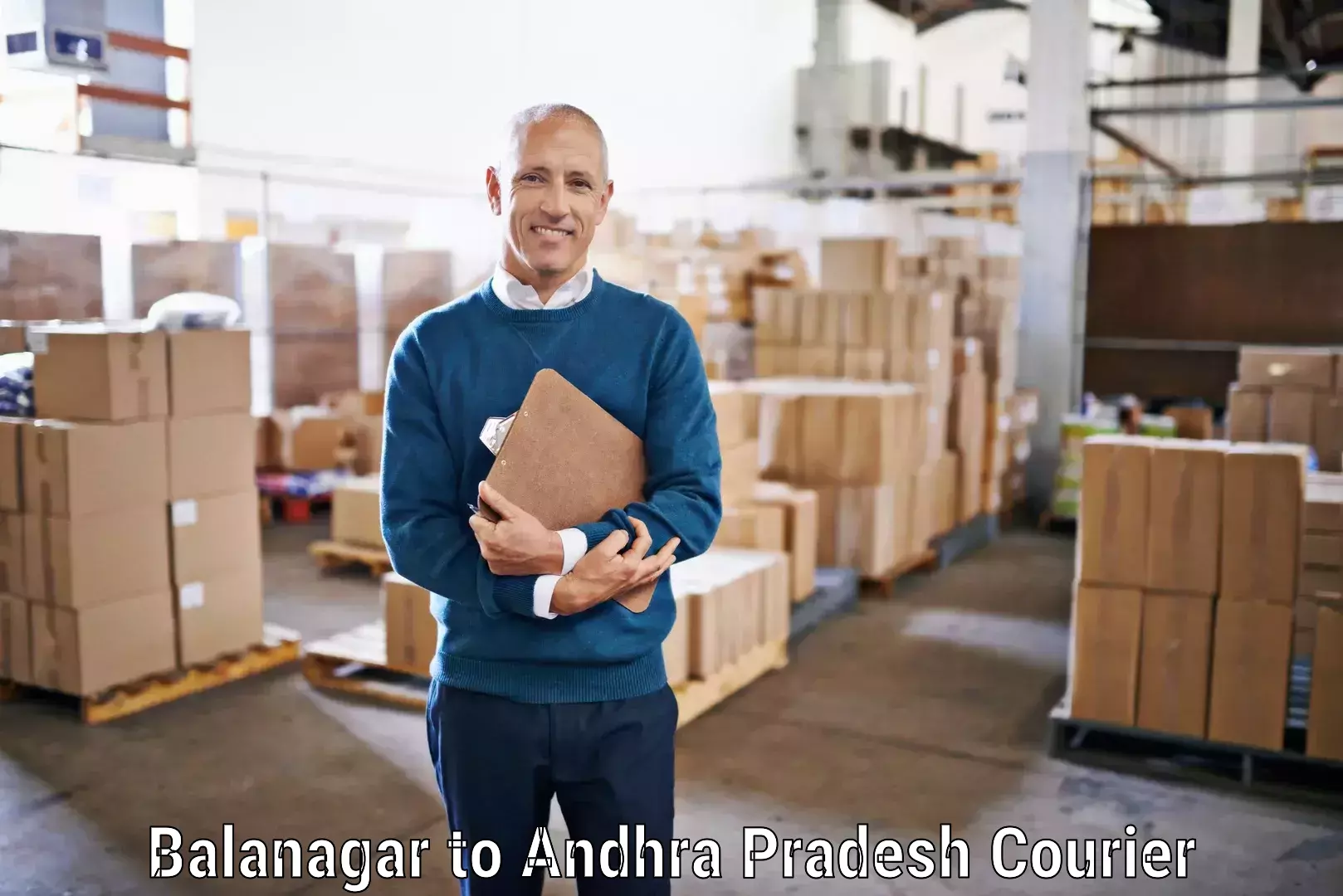 Smart parcel solutions Balanagar to Kathipudi