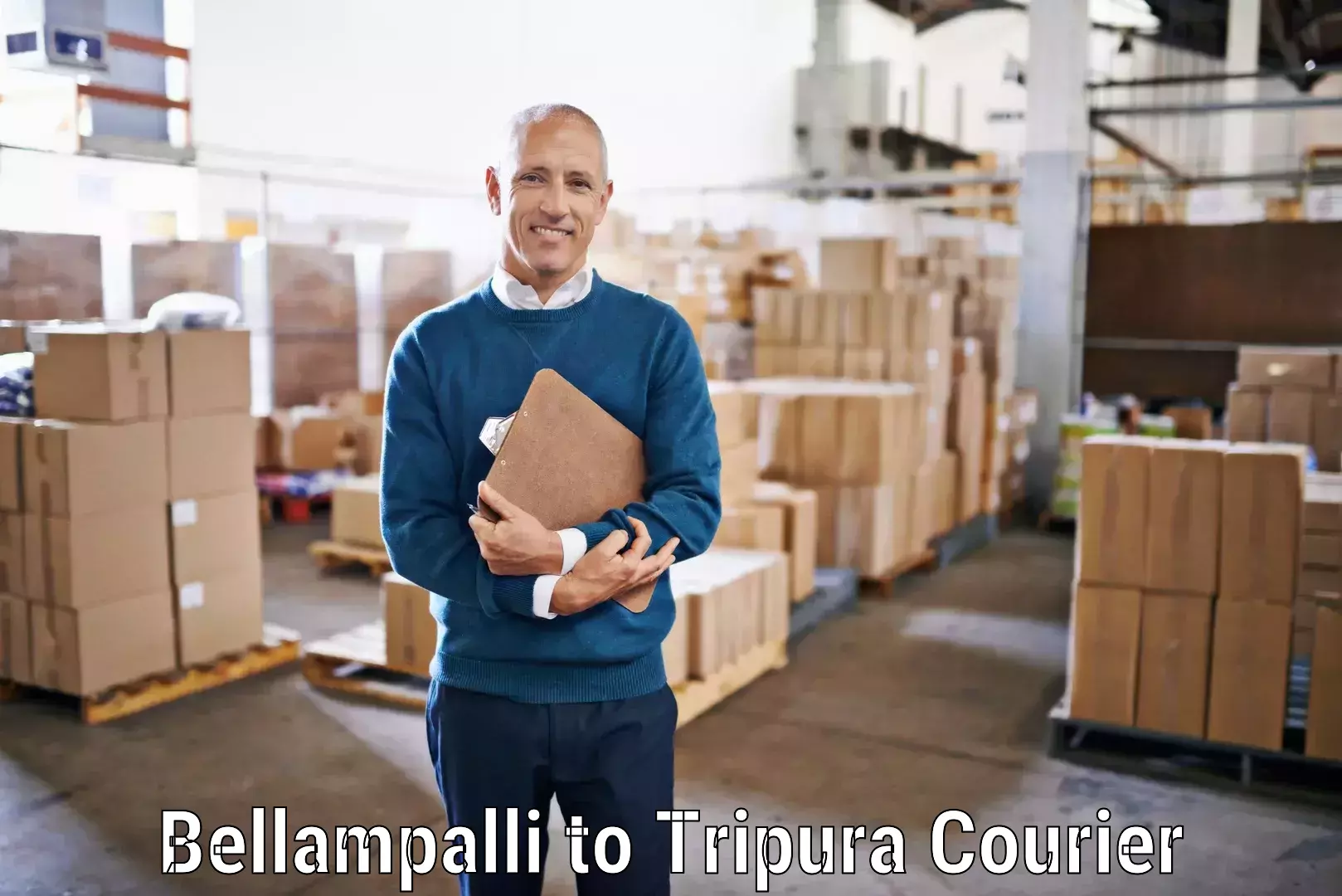 Nationwide shipping coverage Bellampalli to Tripura