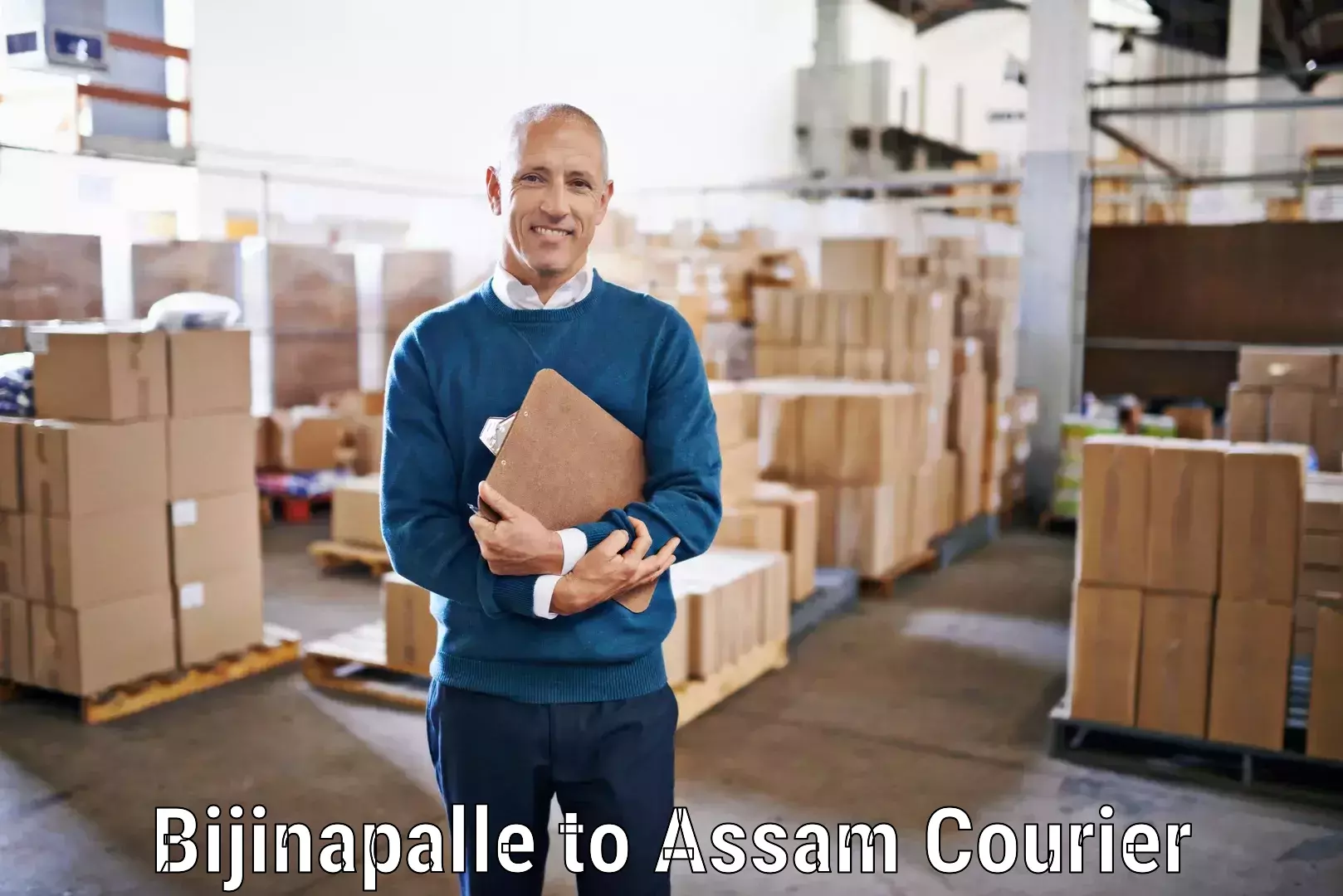 Dynamic parcel delivery Bijinapalle to Assam