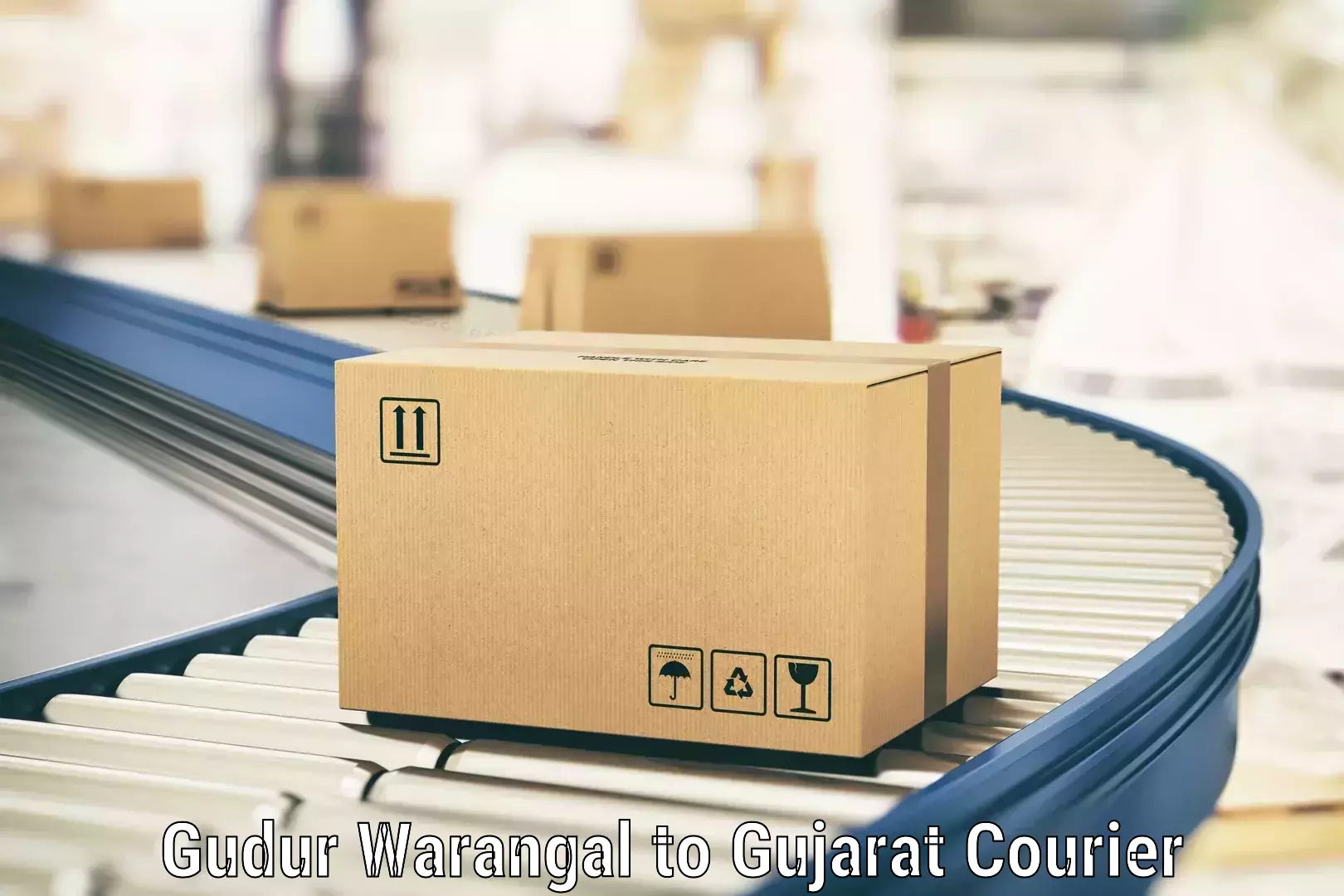 High-speed parcel service Gudur Warangal to Gujarat