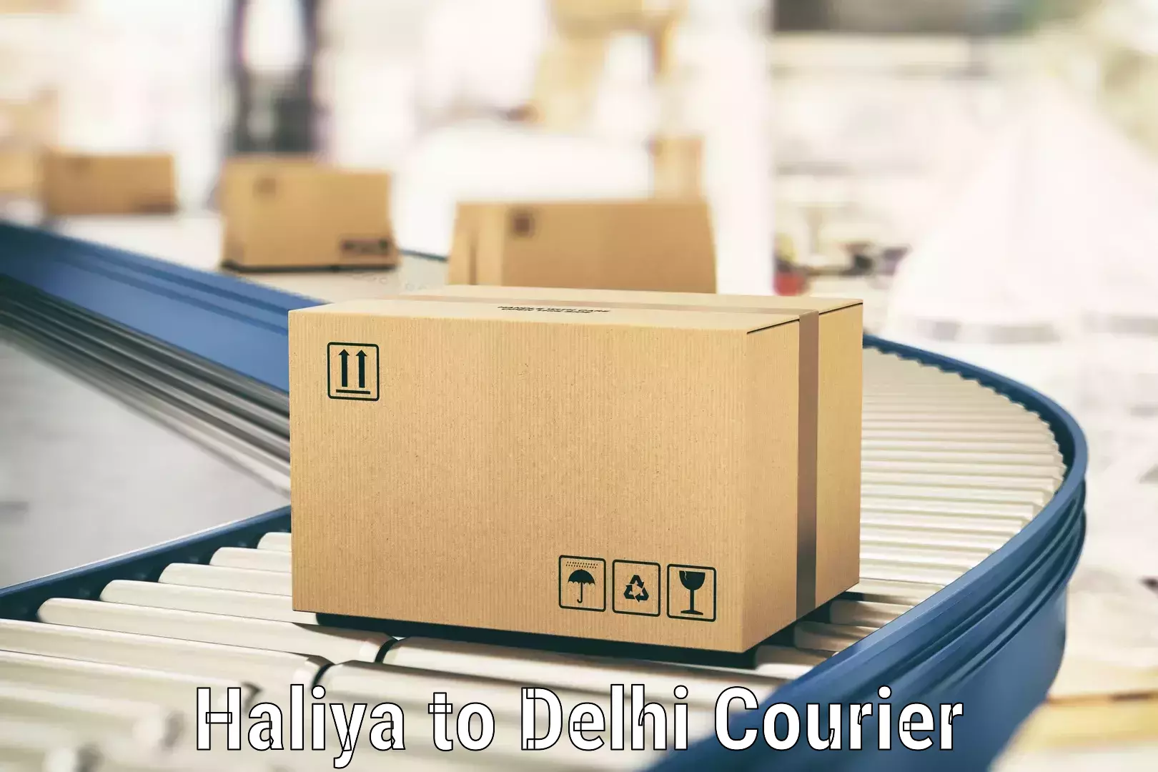 Sustainable delivery practices Haliya to Sansad Marg