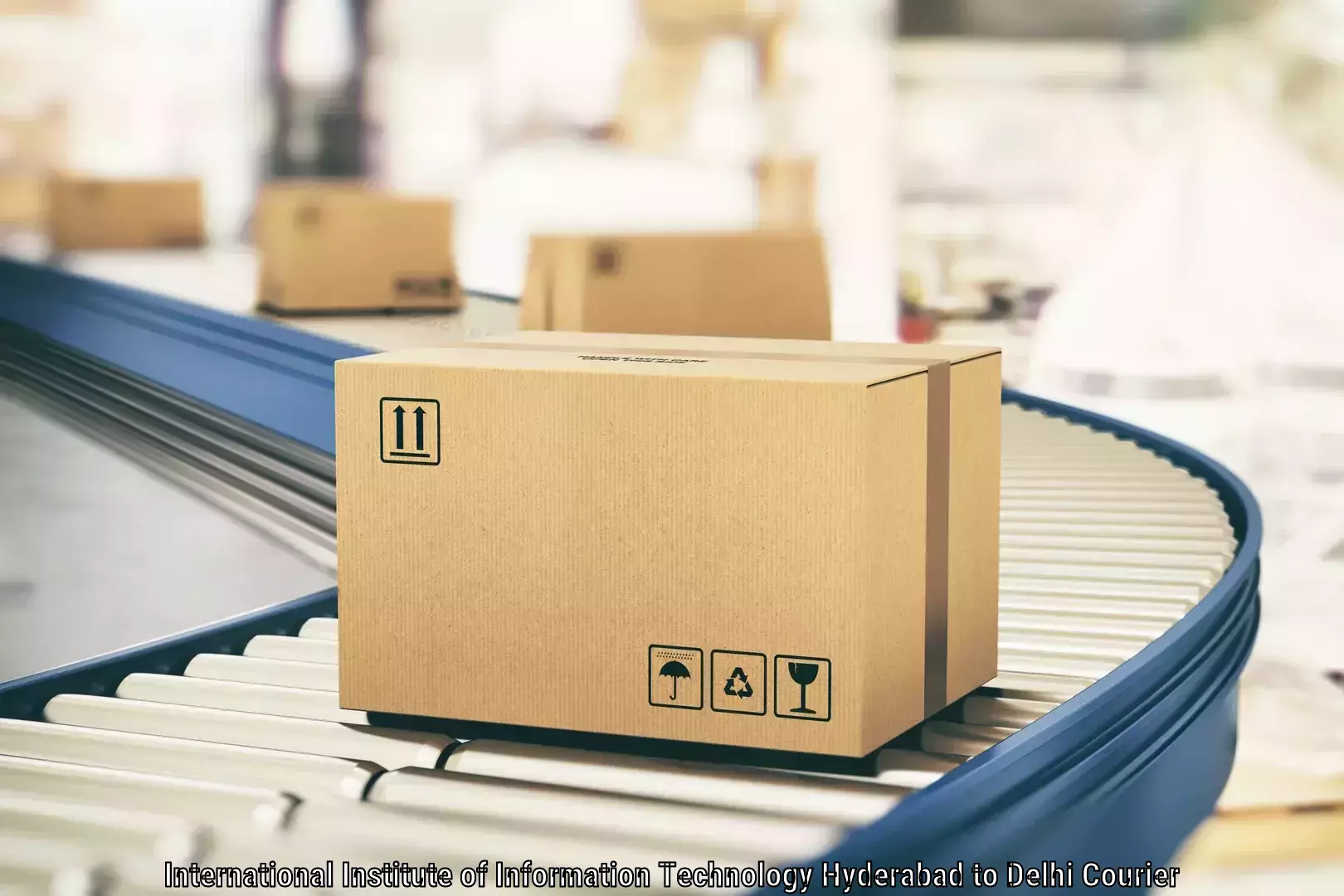 Large package courier International Institute of Information Technology Hyderabad to Subhash Nagar