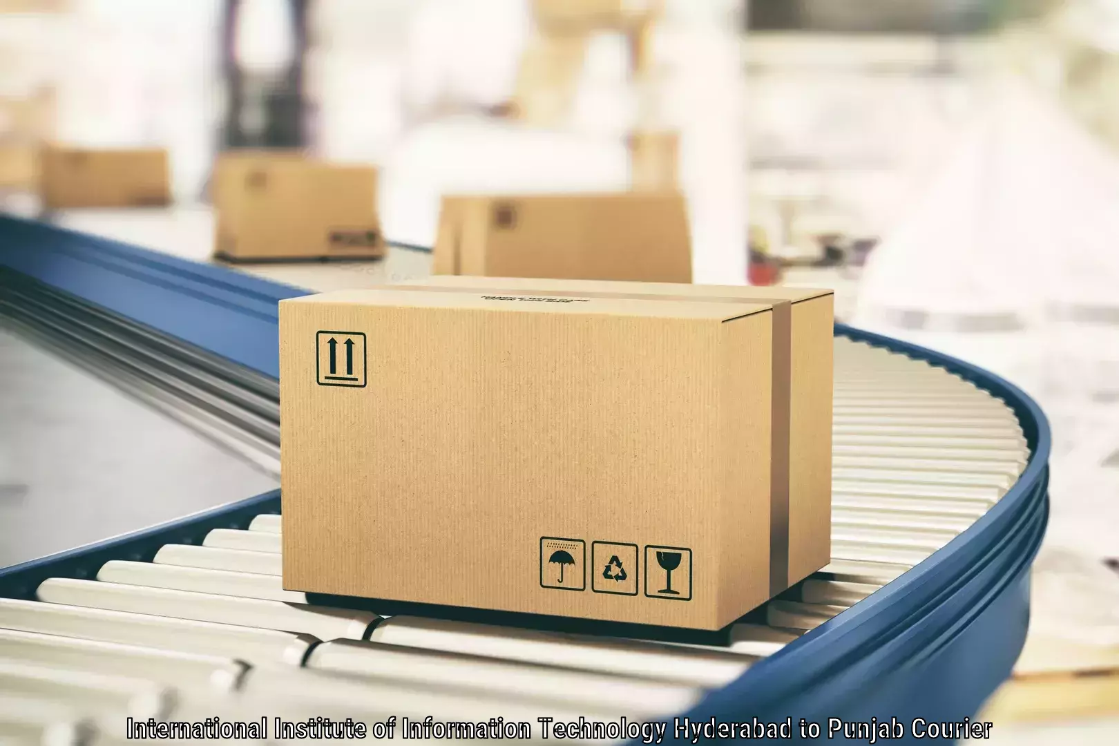 Customized shipping options International Institute of Information Technology Hyderabad to Mohali