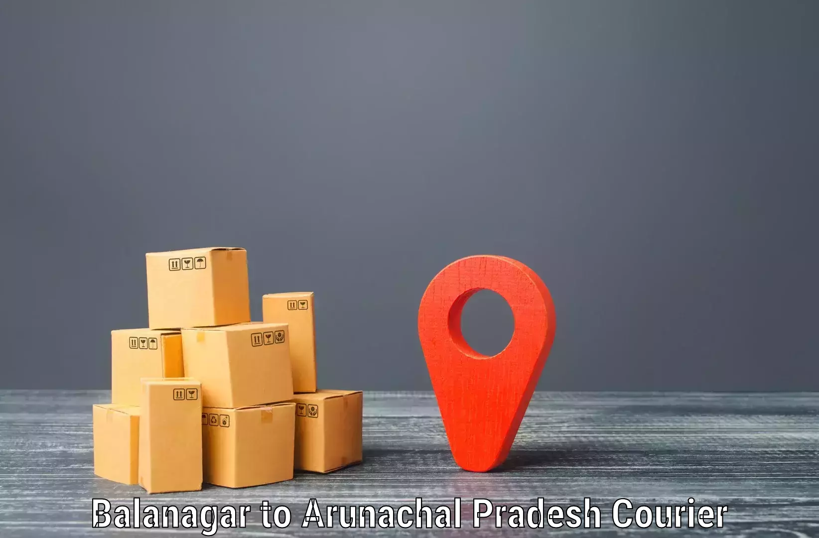 Premium courier services Balanagar to Nirjuli