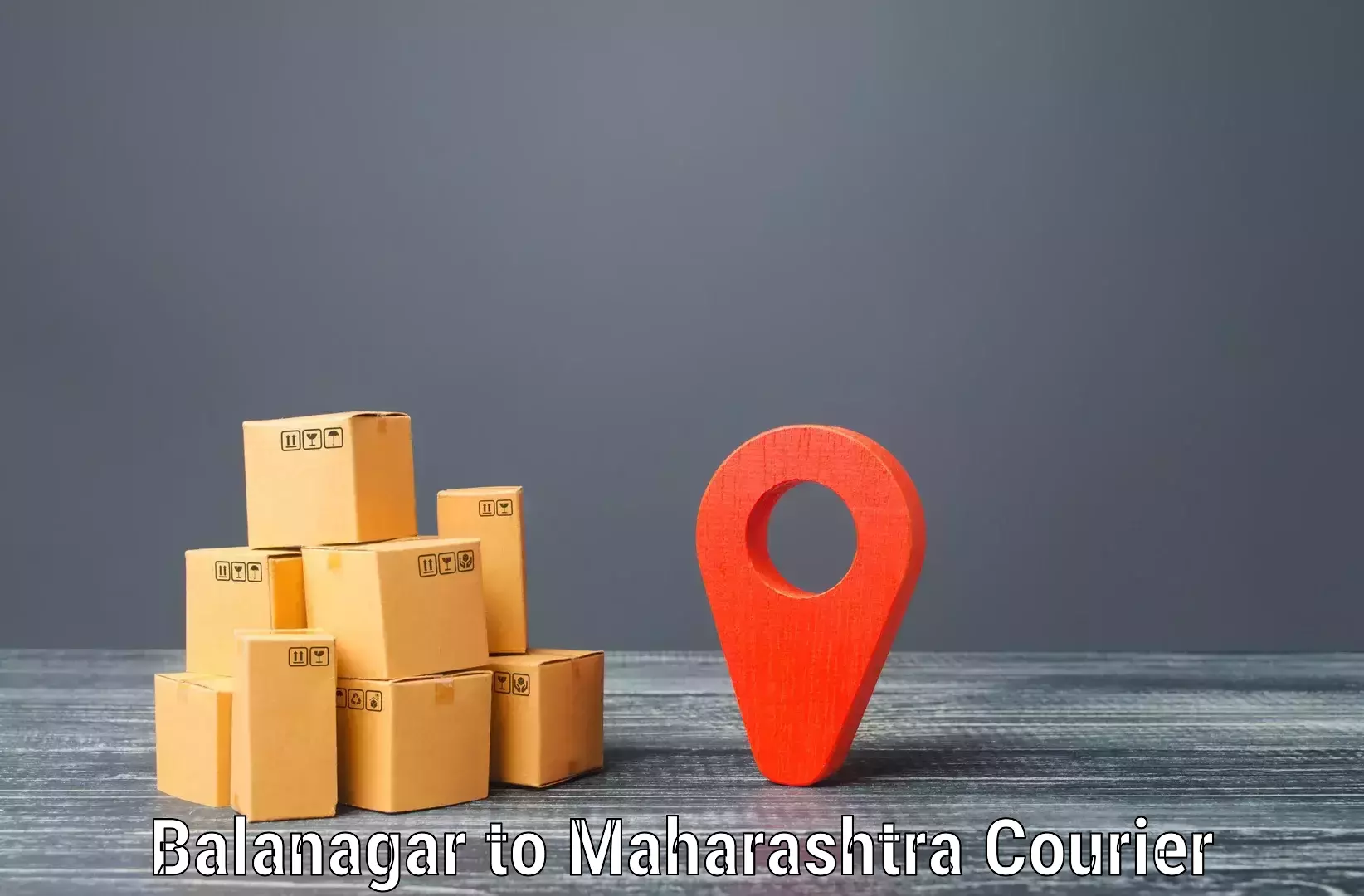 Courier service partnerships Balanagar to Pauni