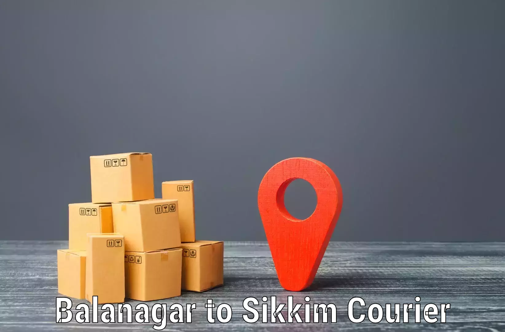 Sustainable shipping practices in Balanagar to North Sikkim