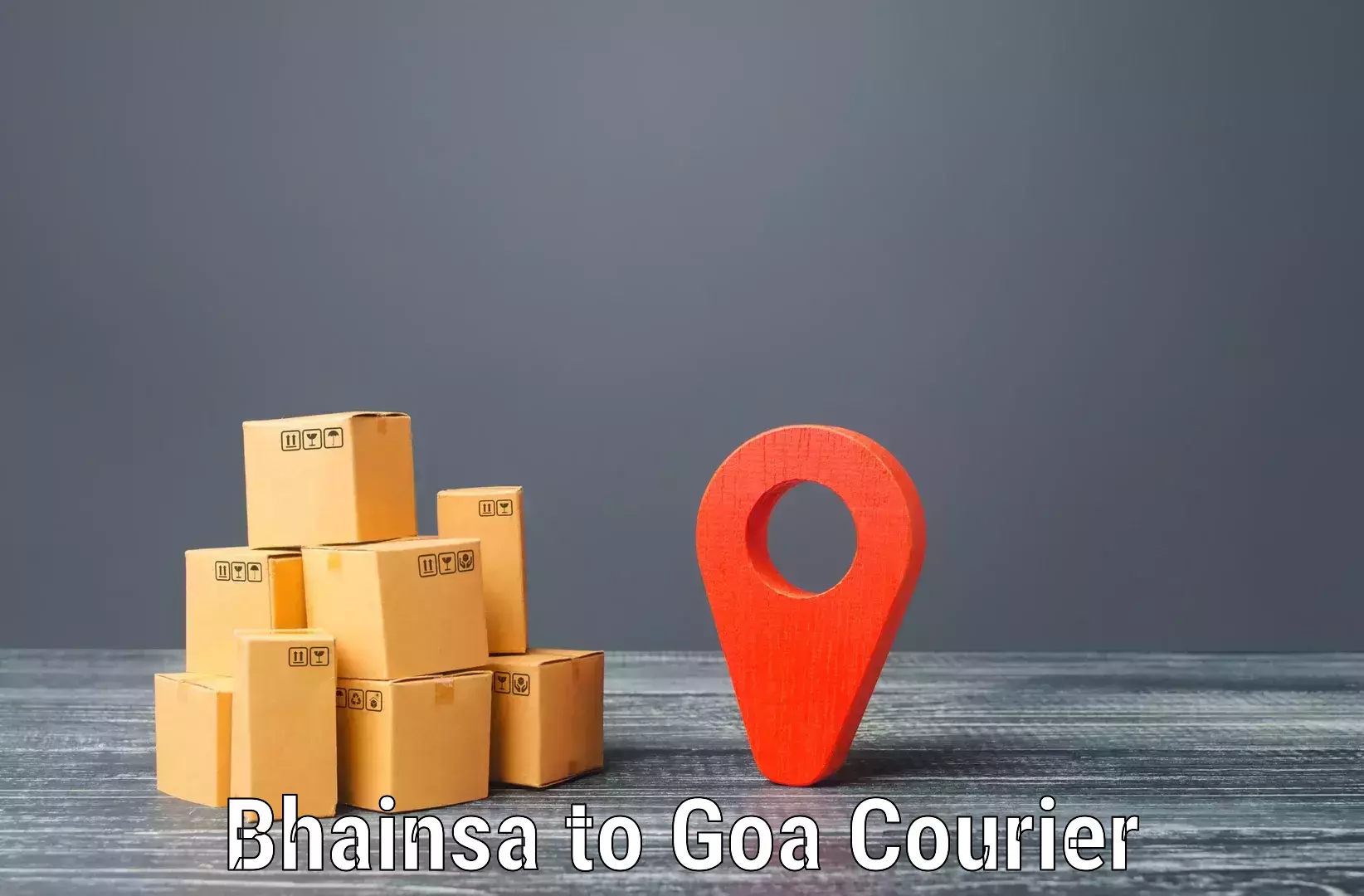 Punctual parcel services Bhainsa to Bicholim