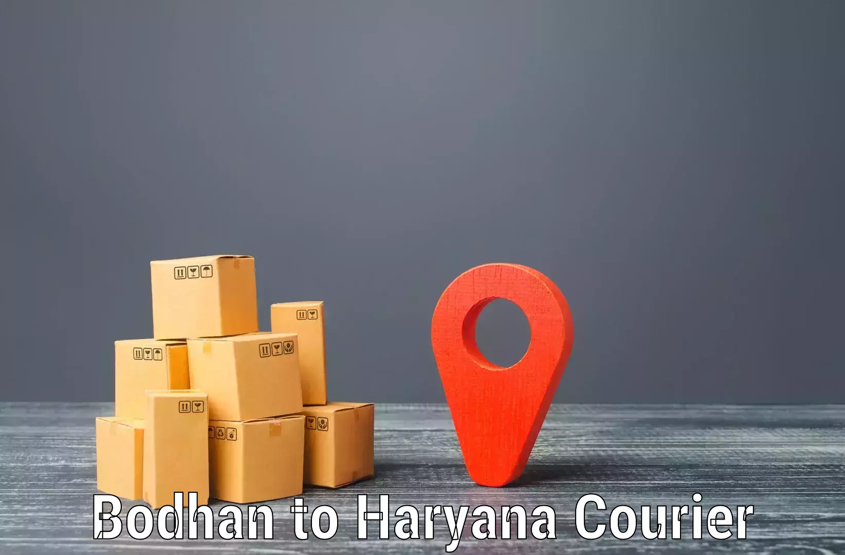 Custom courier packages Bodhan to Mahendragarh