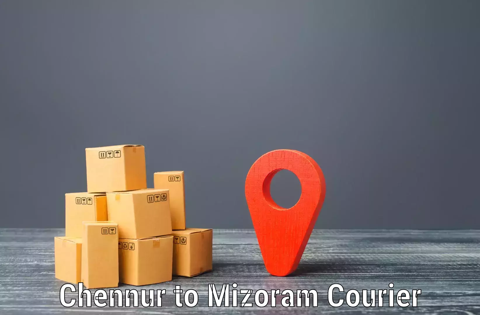 Urban courier service Chennur to Aizawl