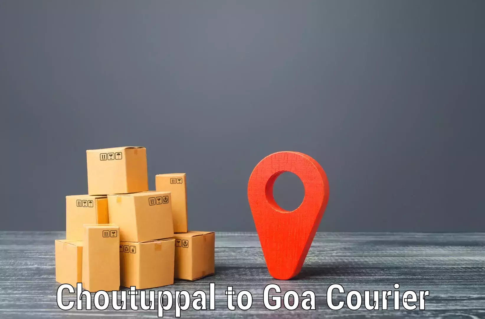 Courier app in Choutuppal to South Goa