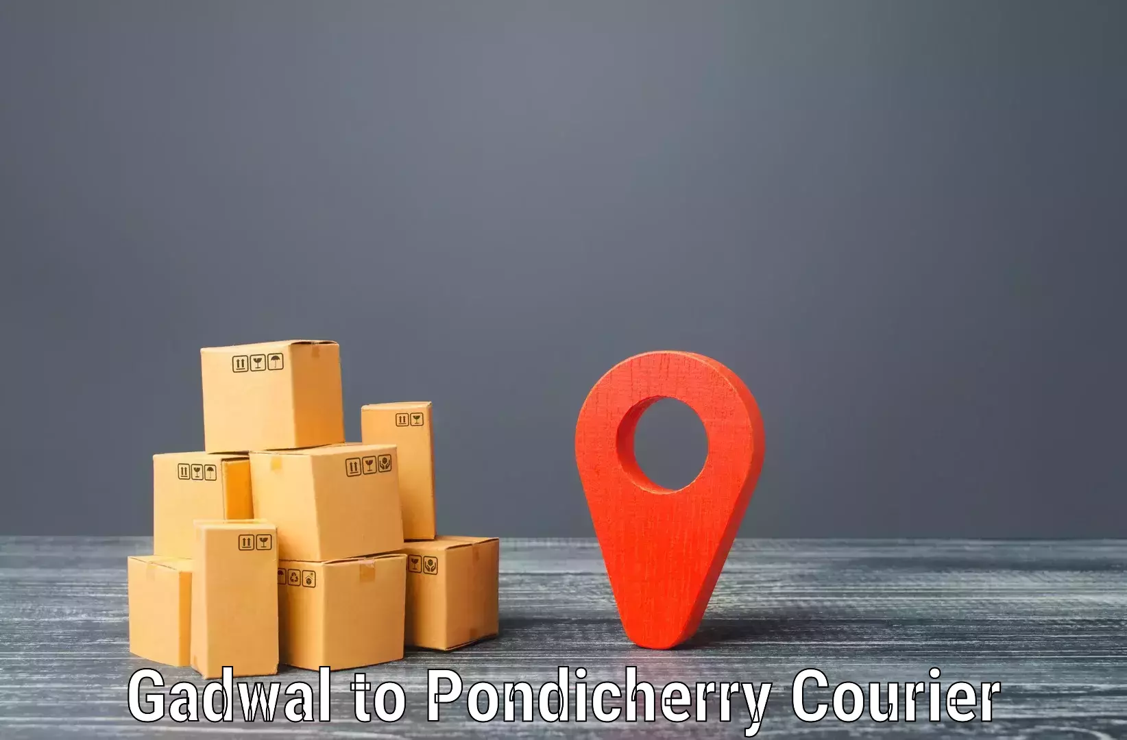 International shipping Gadwal to Pondicherry