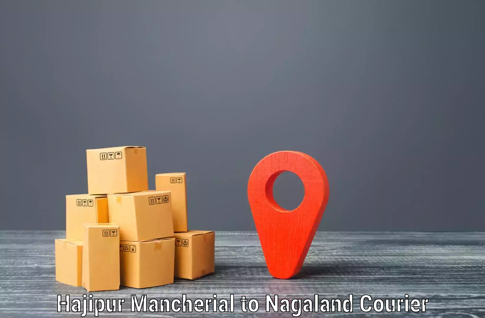 Optimized courier strategies Hajipur Mancherial to Kohima