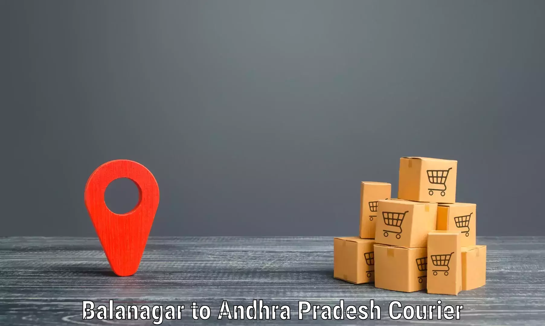 Affordable logistics services Balanagar to Challapalli