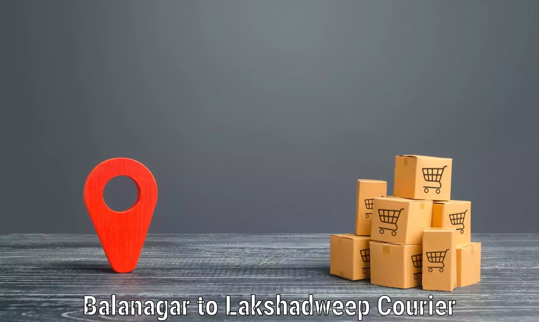 Custom shipping services Balanagar to Lakshadweep