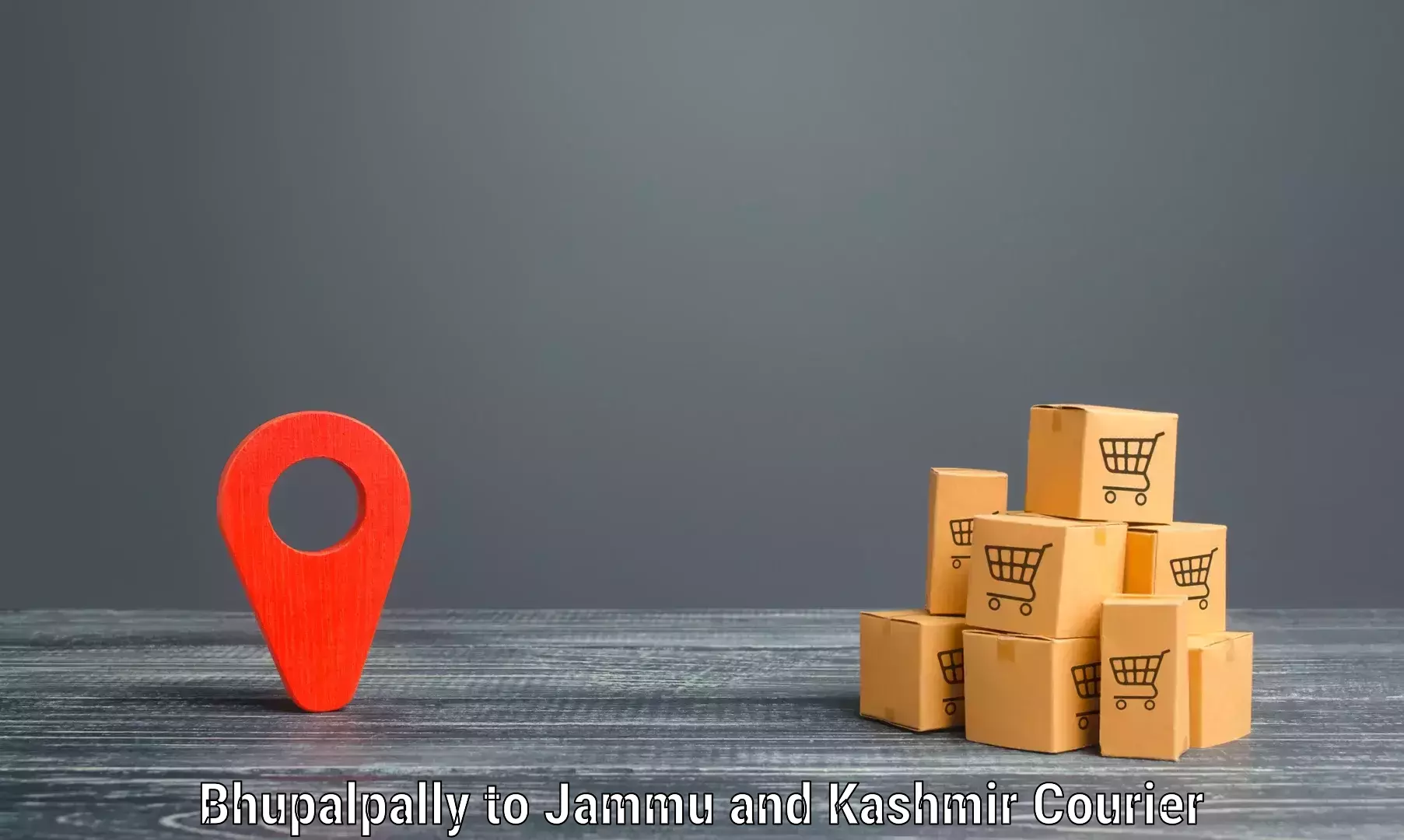 Advanced shipping services Bhupalpally to Kishtwar