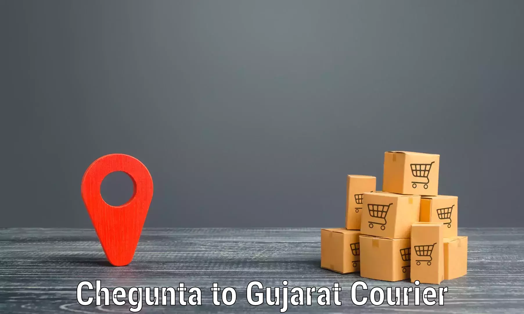 Subscription-based courier Chegunta to Rajkot