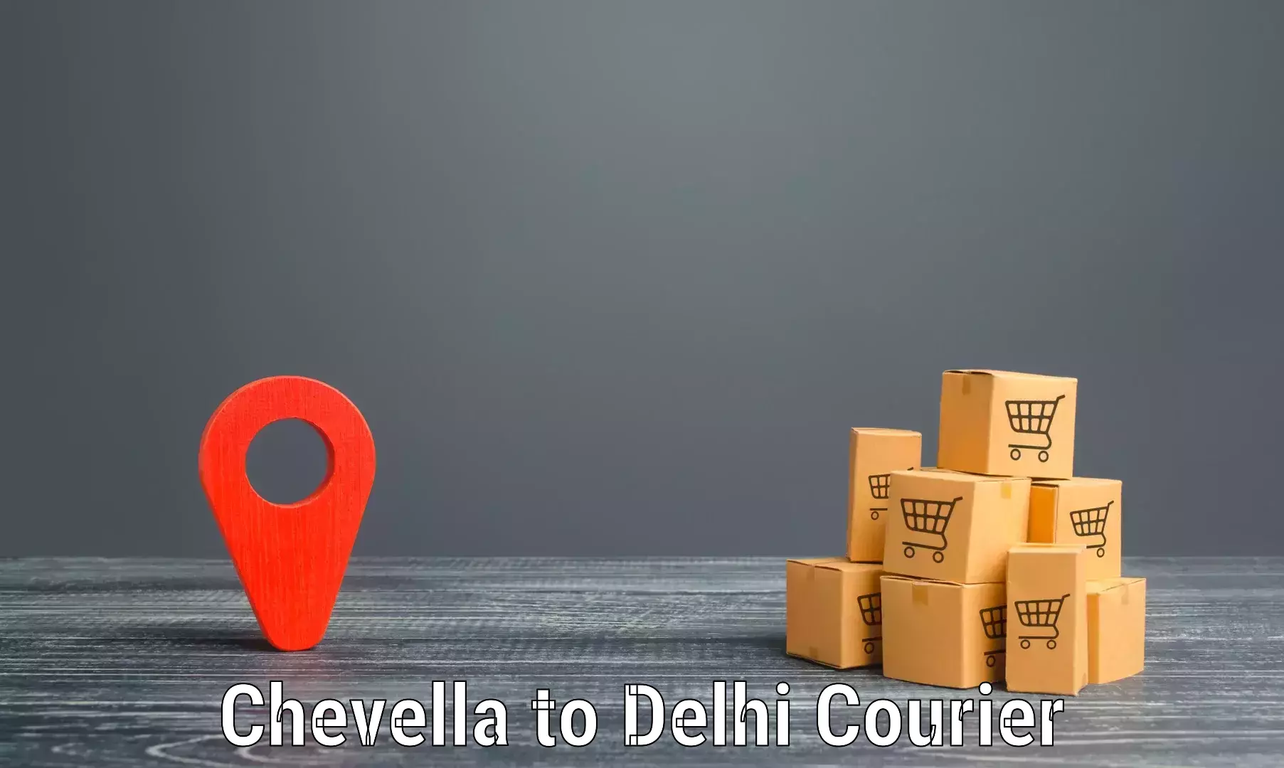 Courier service innovation in Chevella to Lodhi Road