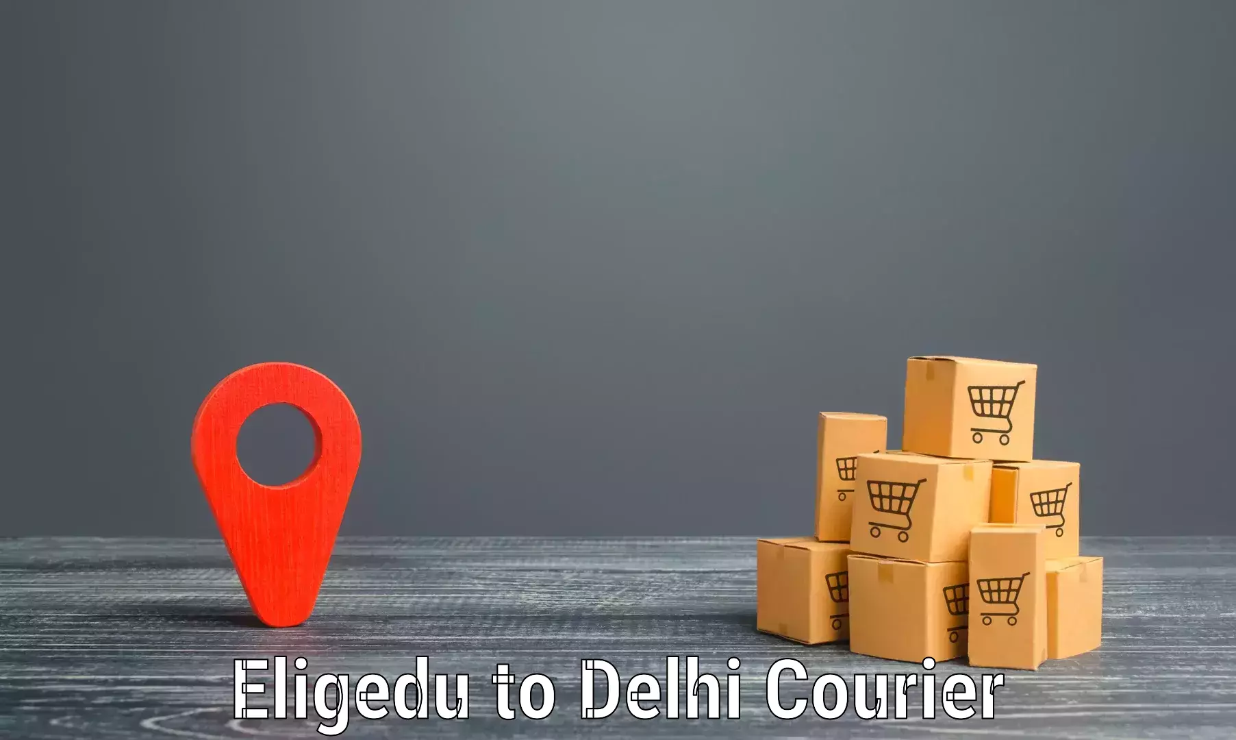 International courier rates Eligedu to Burari