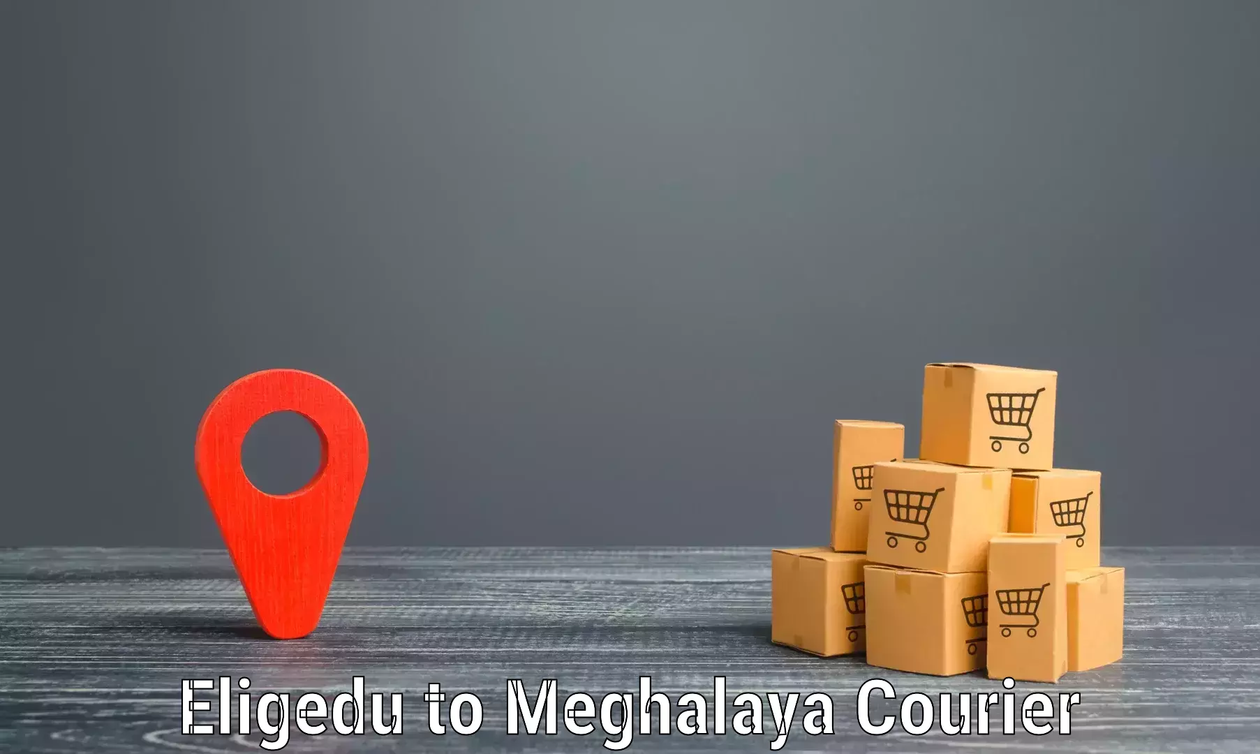Cargo courier service Eligedu to Jaintia Hills