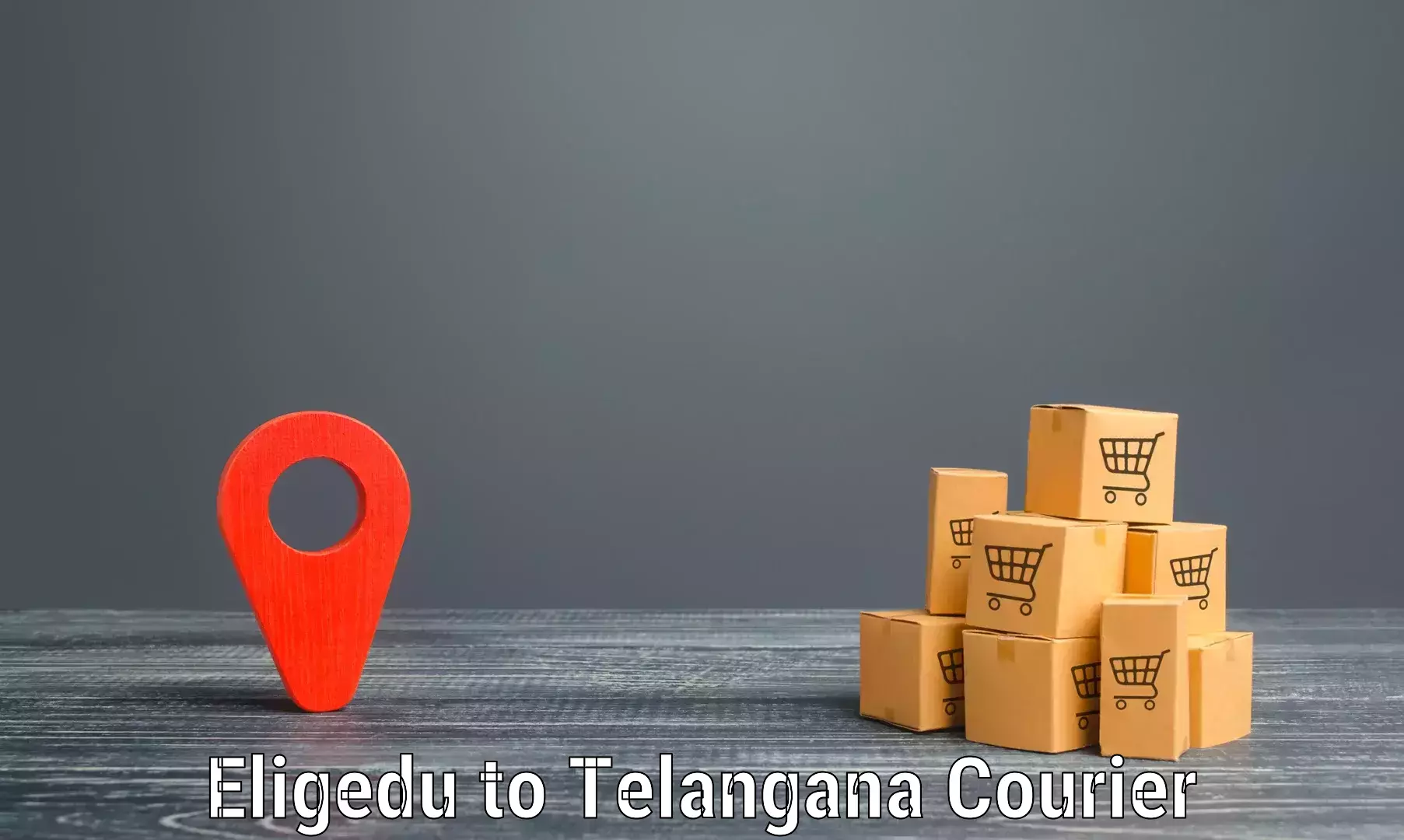 State-of-the-art courier technology Eligedu to Kamareddy