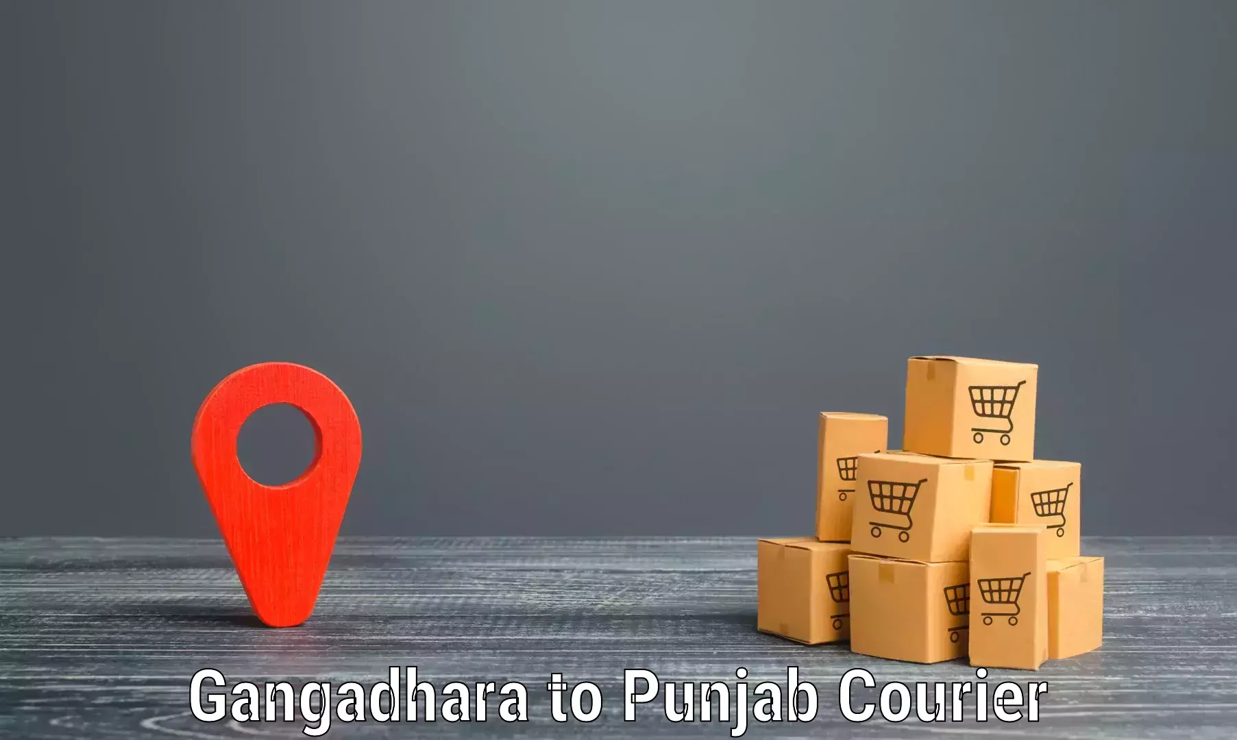 Advanced courier platforms Gangadhara to Punjab