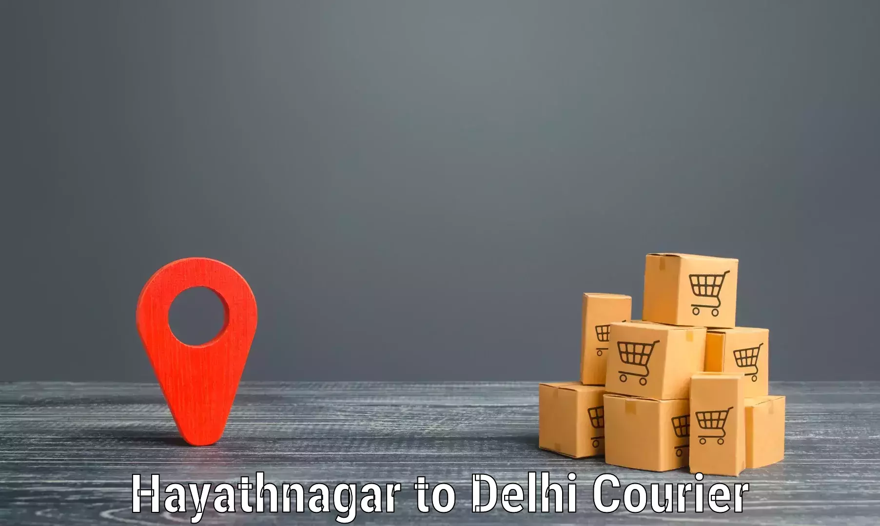 Multi-modal transportation Hayathnagar to IIT Delhi
