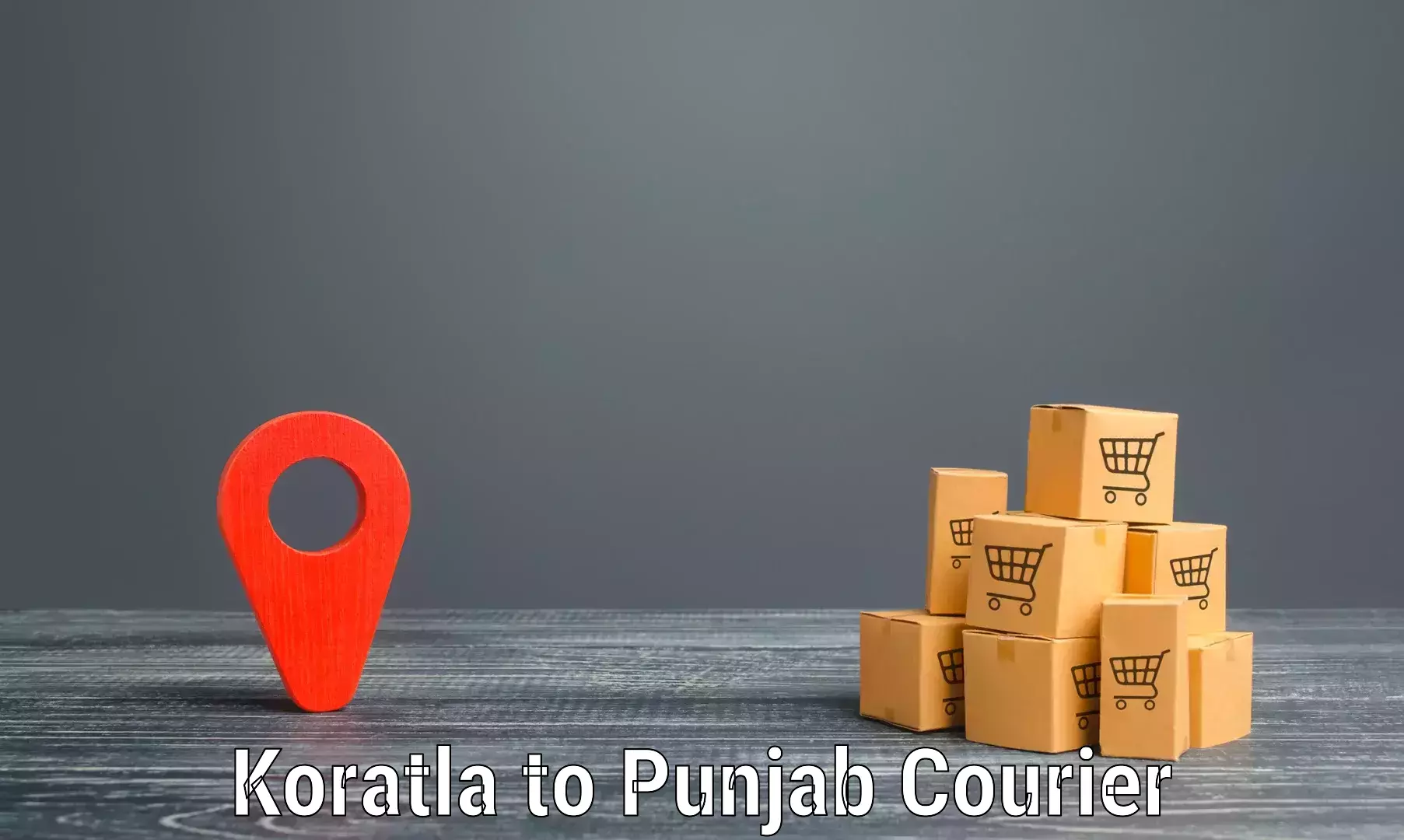 Customer-centric shipping in Koratla to Punjab