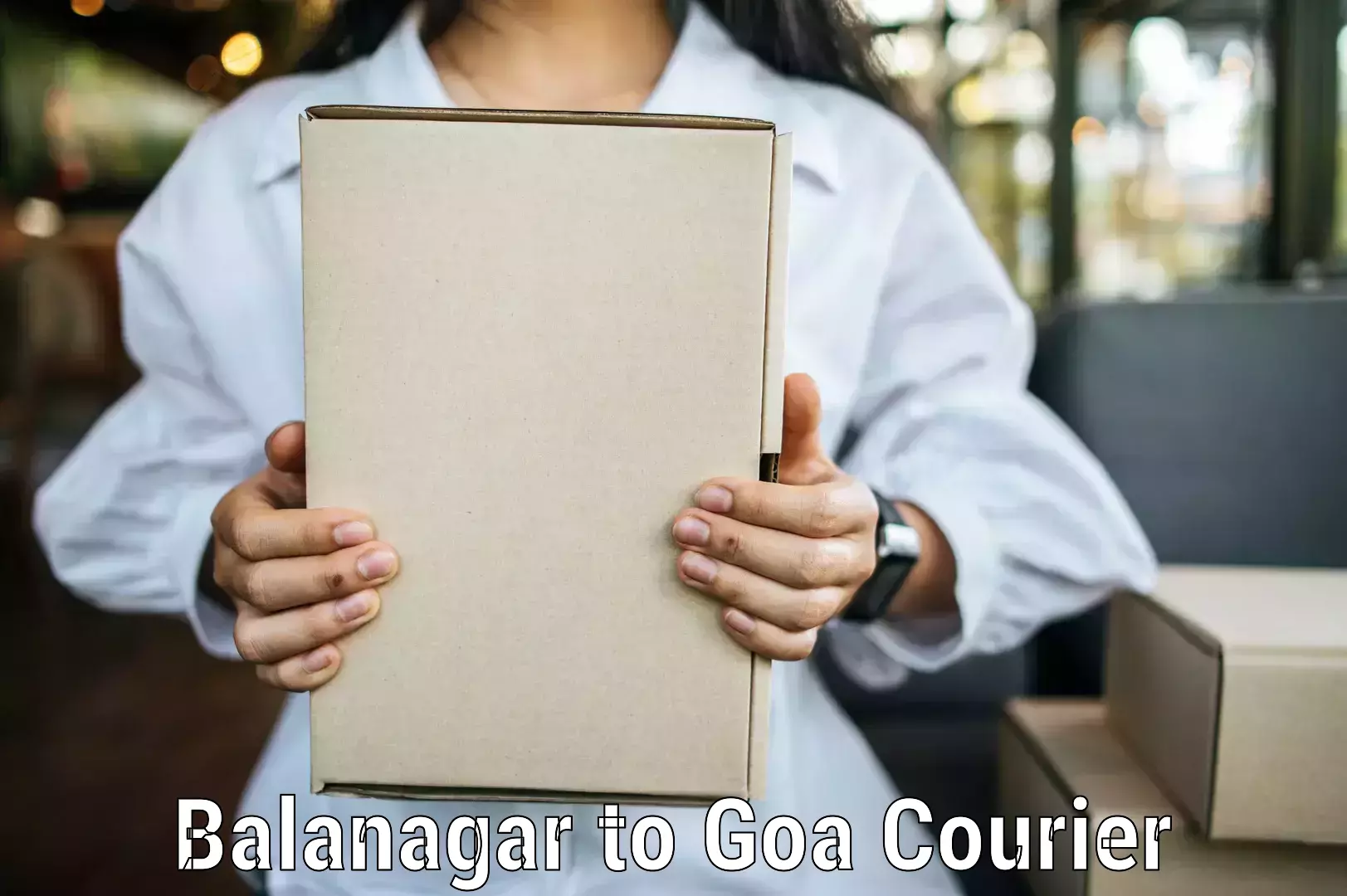 Weekend courier service Balanagar to Goa