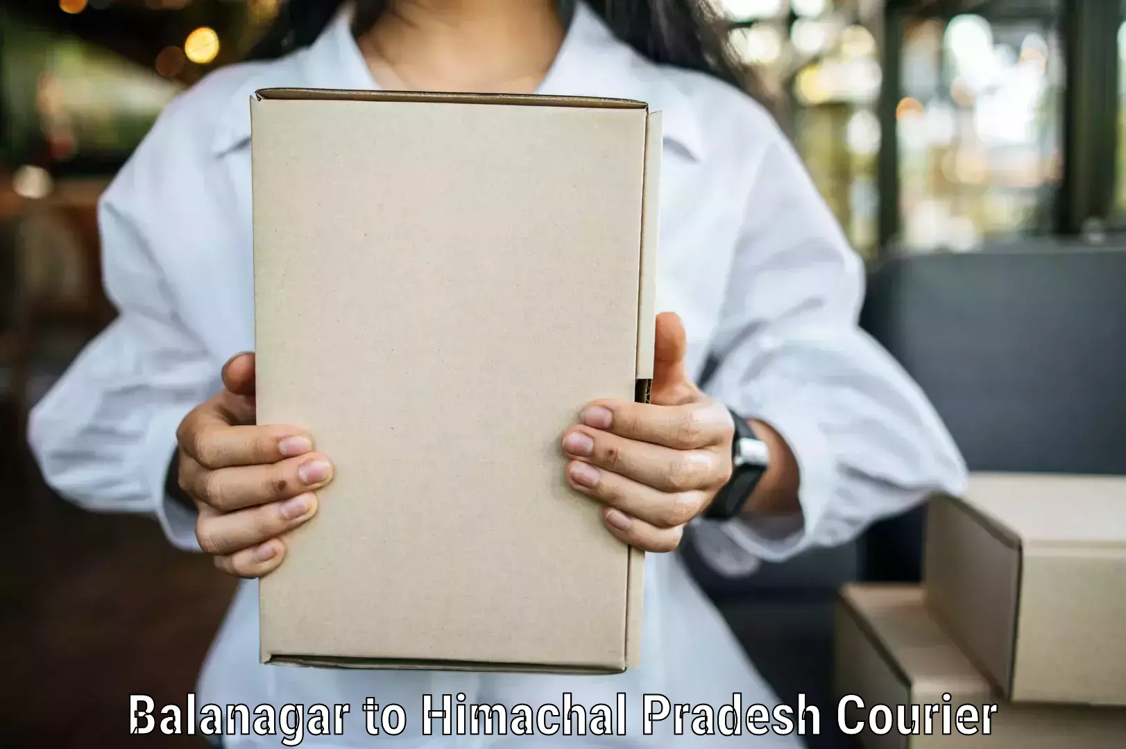 Large package courier Balanagar to Dheera