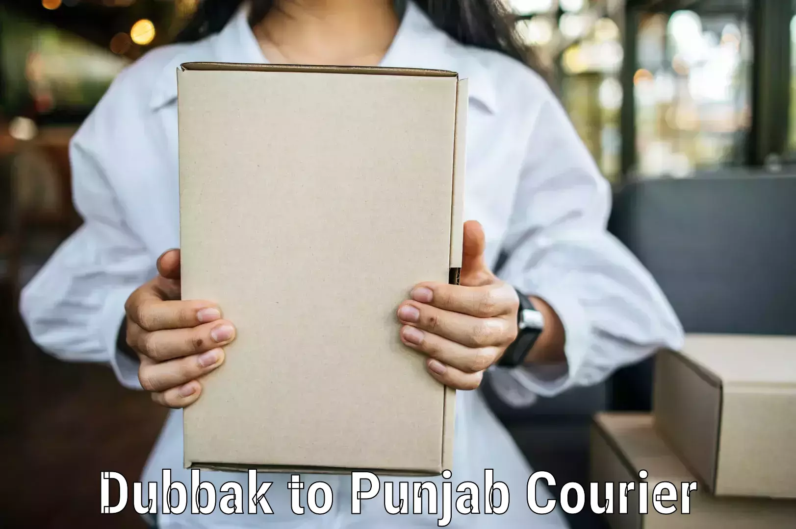 Courier app Dubbak to Punjab