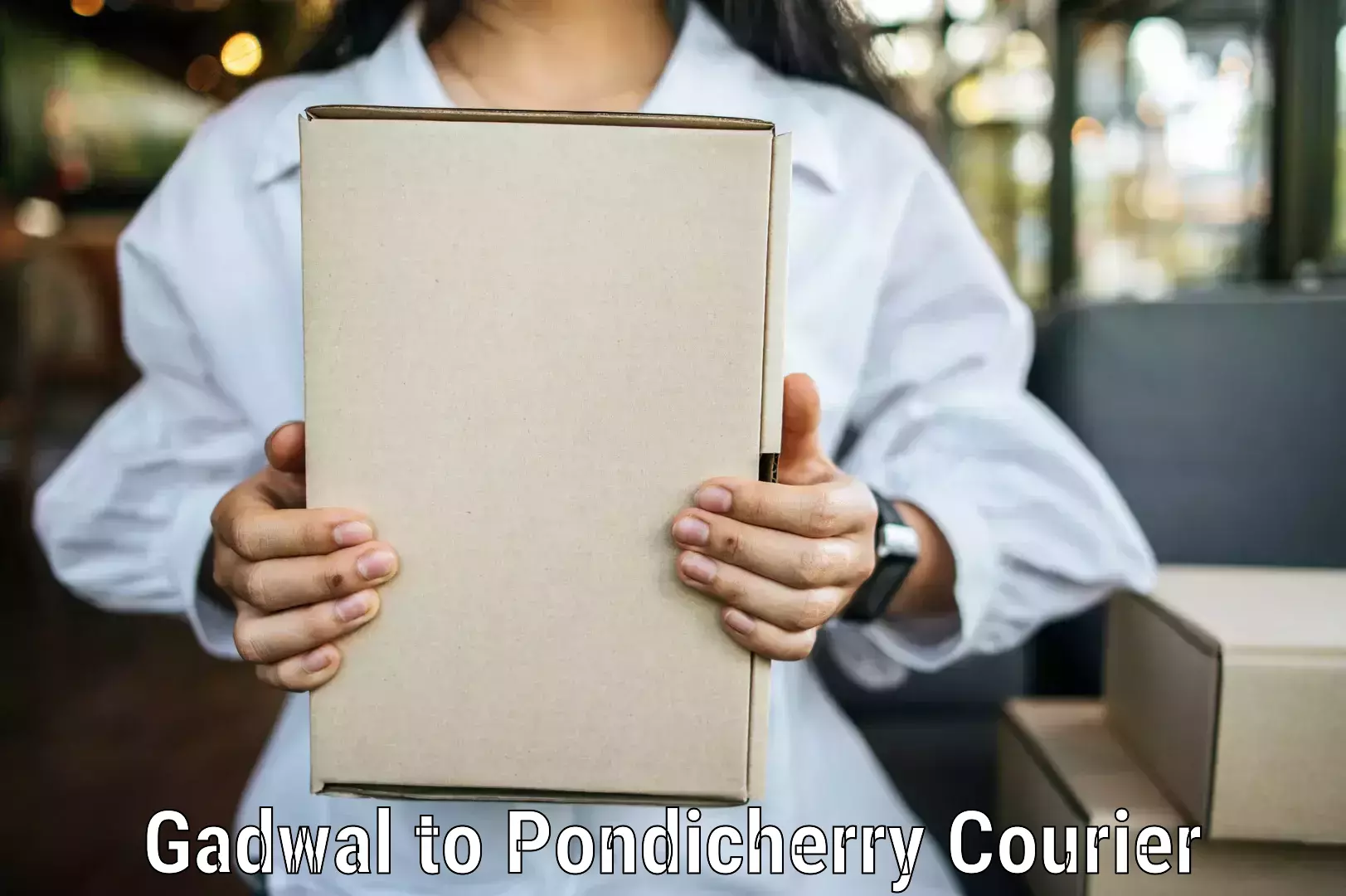Punctual parcel services Gadwal to Pondicherry University