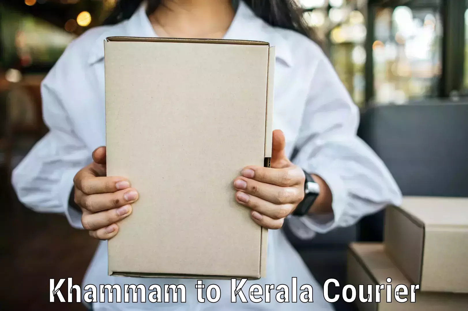 Custom courier rates Khammam to Calicut University Malappuram