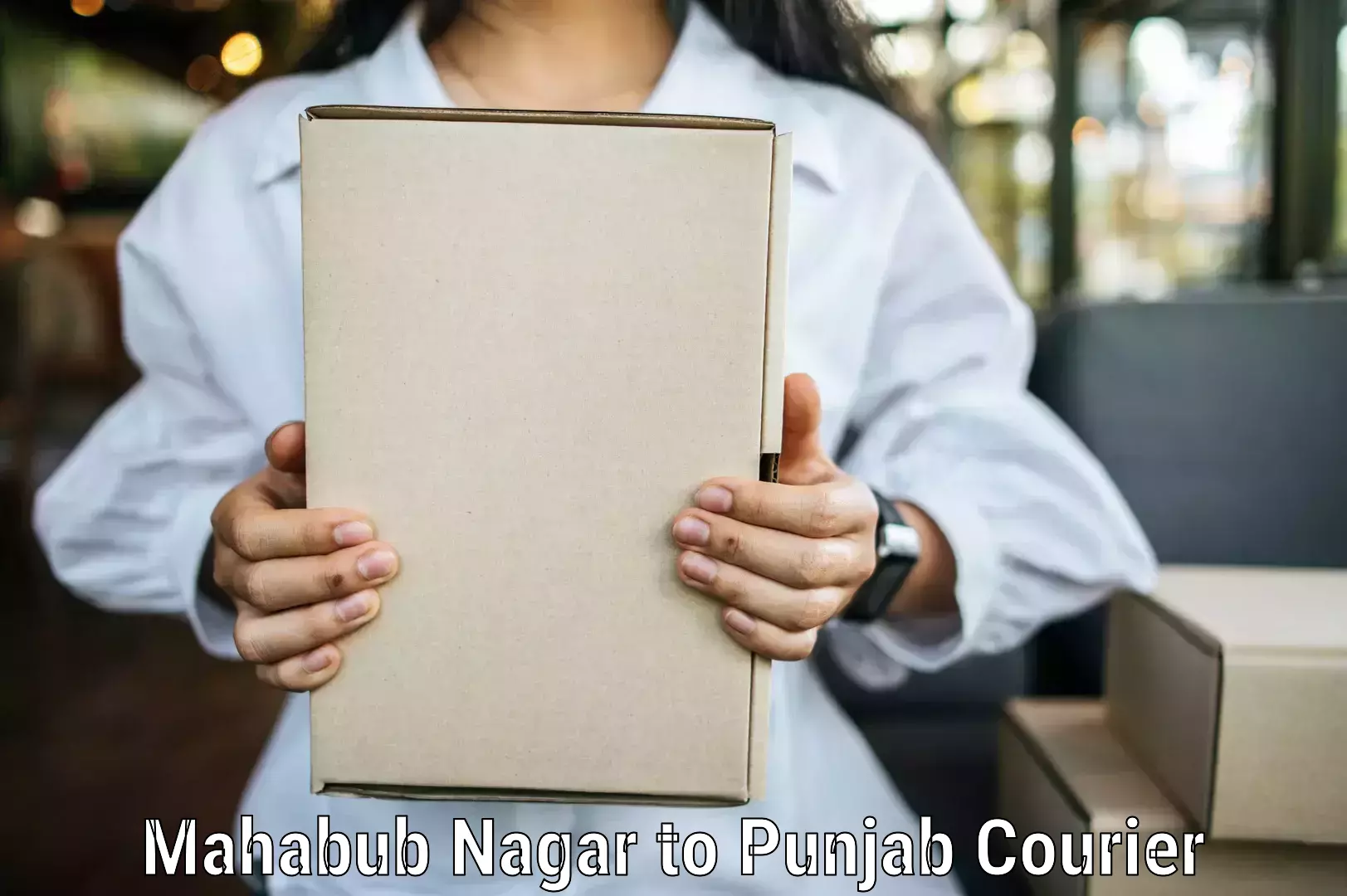 Courier service comparison Mahabub Nagar to Amritsar
