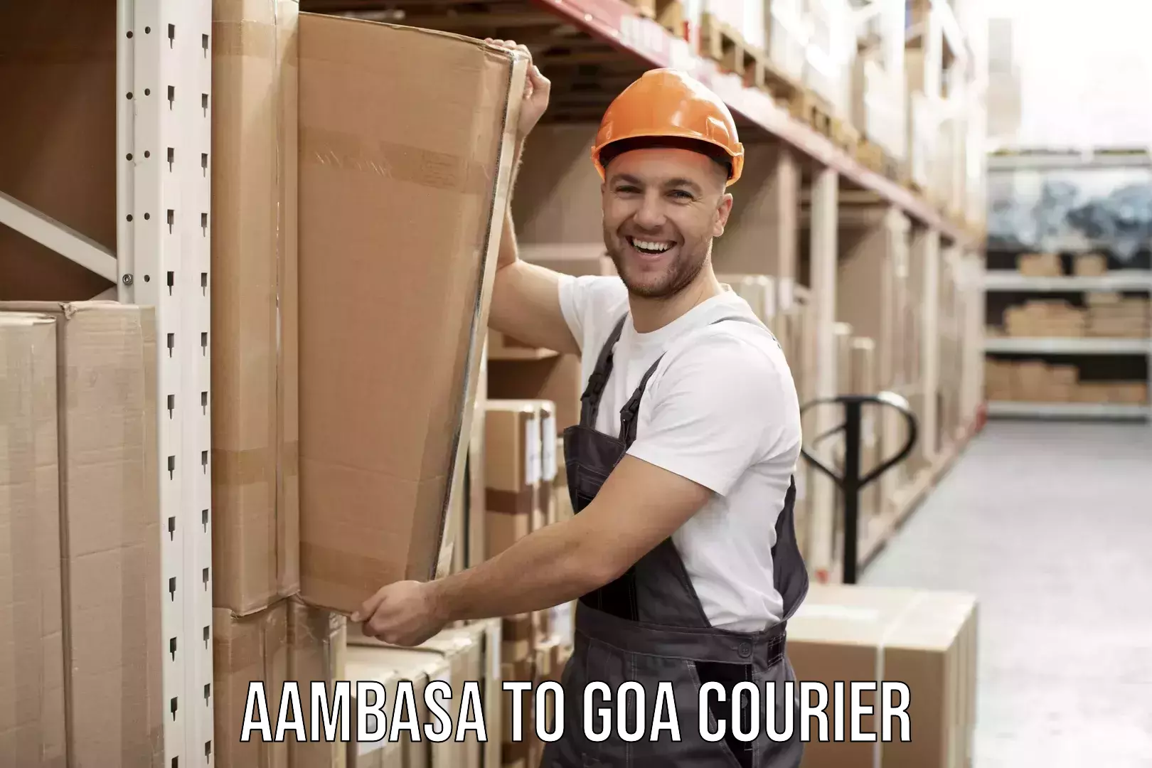 Professional moving company Aambasa to Goa