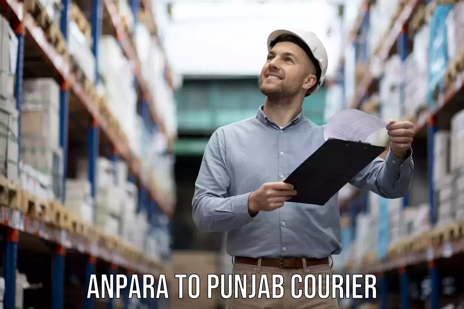 Moving and storage services Anpara to Punjab
