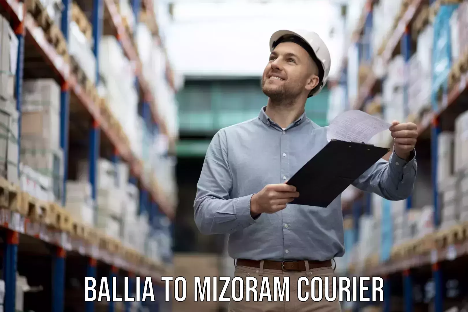 Efficient home goods movers Ballia to Mizoram