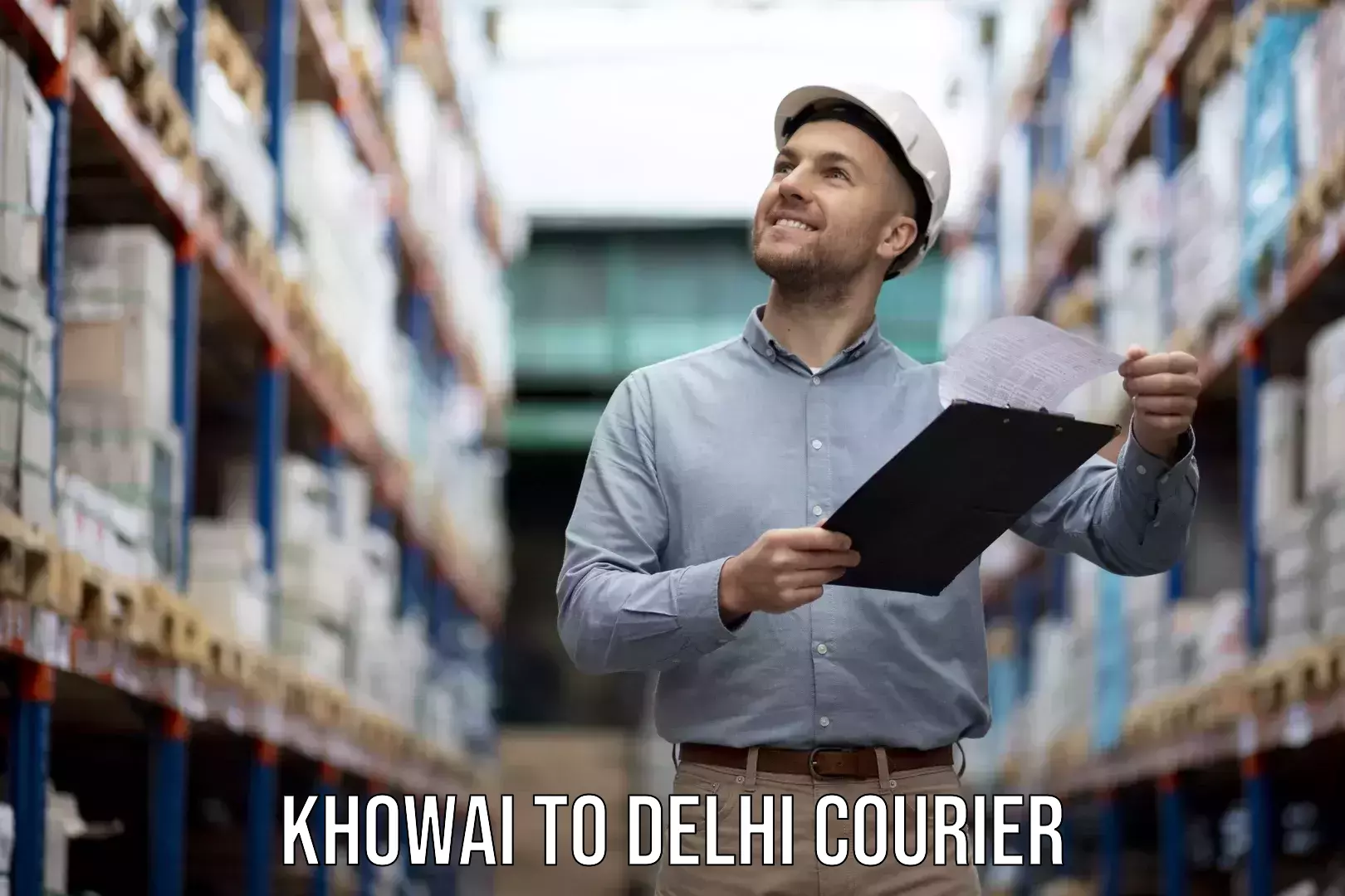 Household goods shipping Khowai to Ramesh Nagar