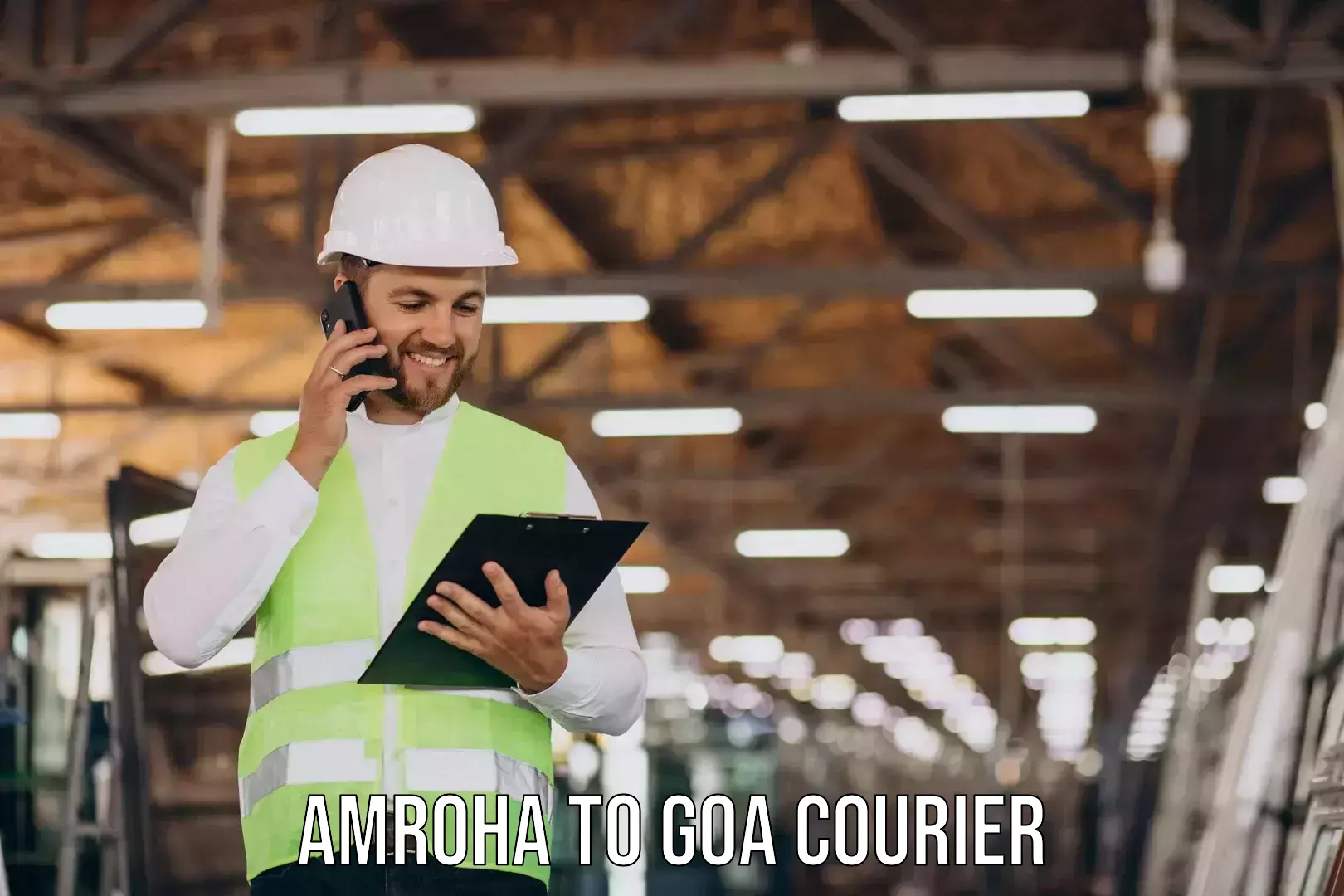 Trusted furniture transport in Amroha to Goa University