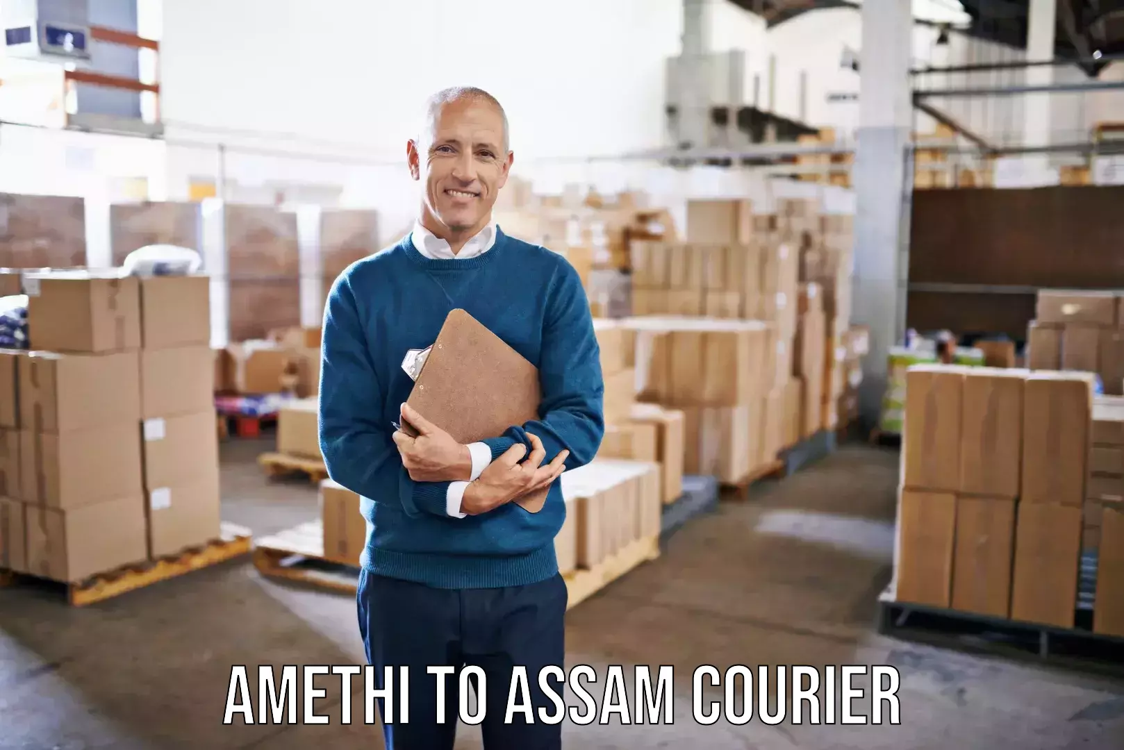 Professional home goods transport in Amethi to Dhemaji