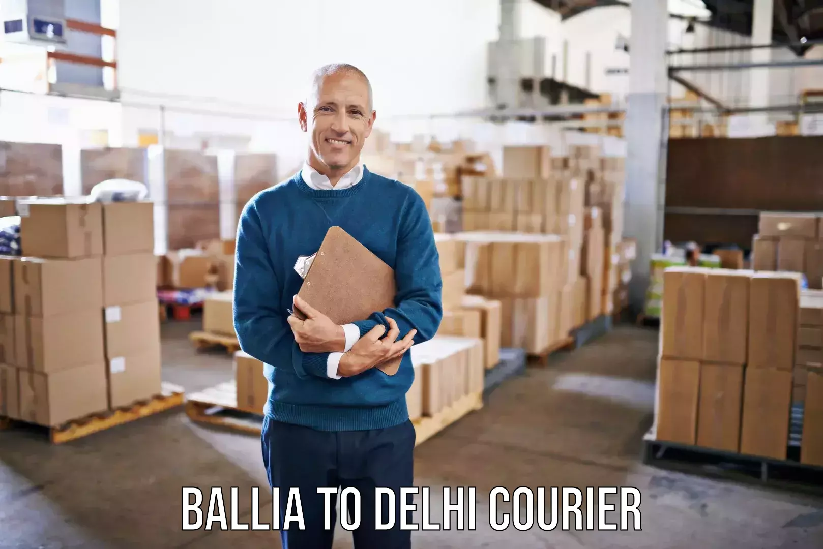Quality furniture shipping Ballia to Jamia Millia Islamia New Delhi