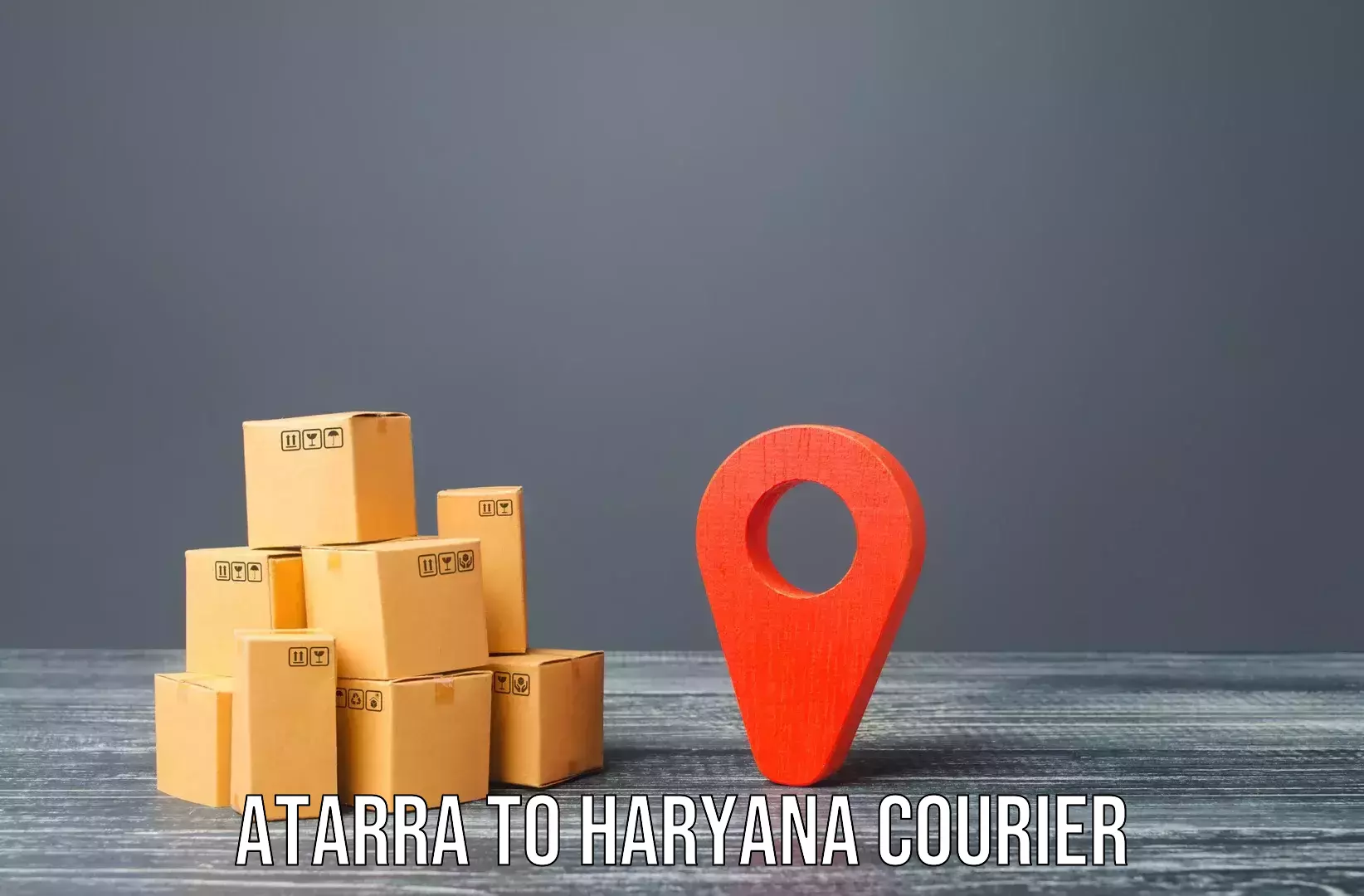 Safe home goods transport Atarra to Haryana