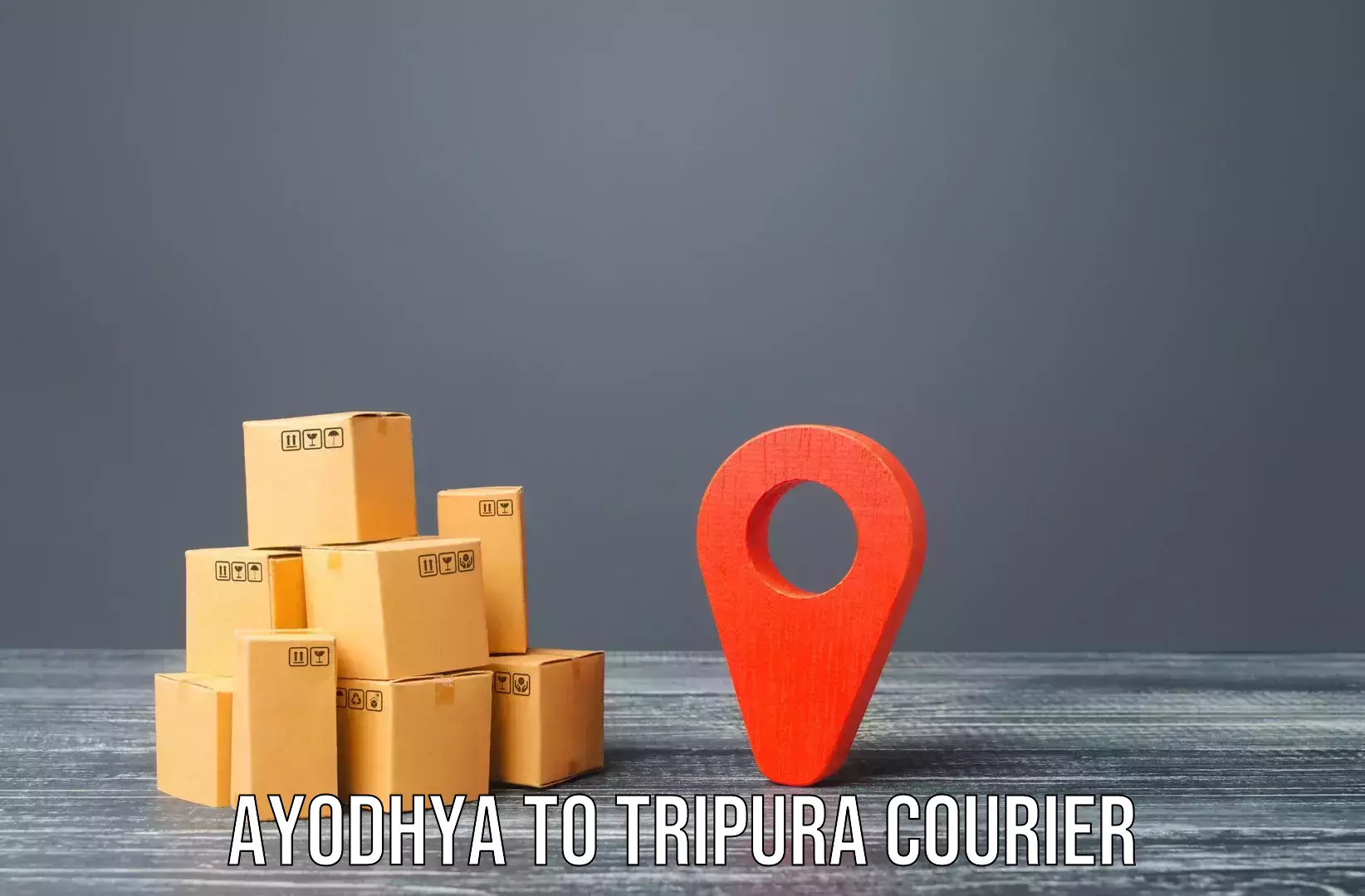 Furniture transport services Ayodhya to Dhalai