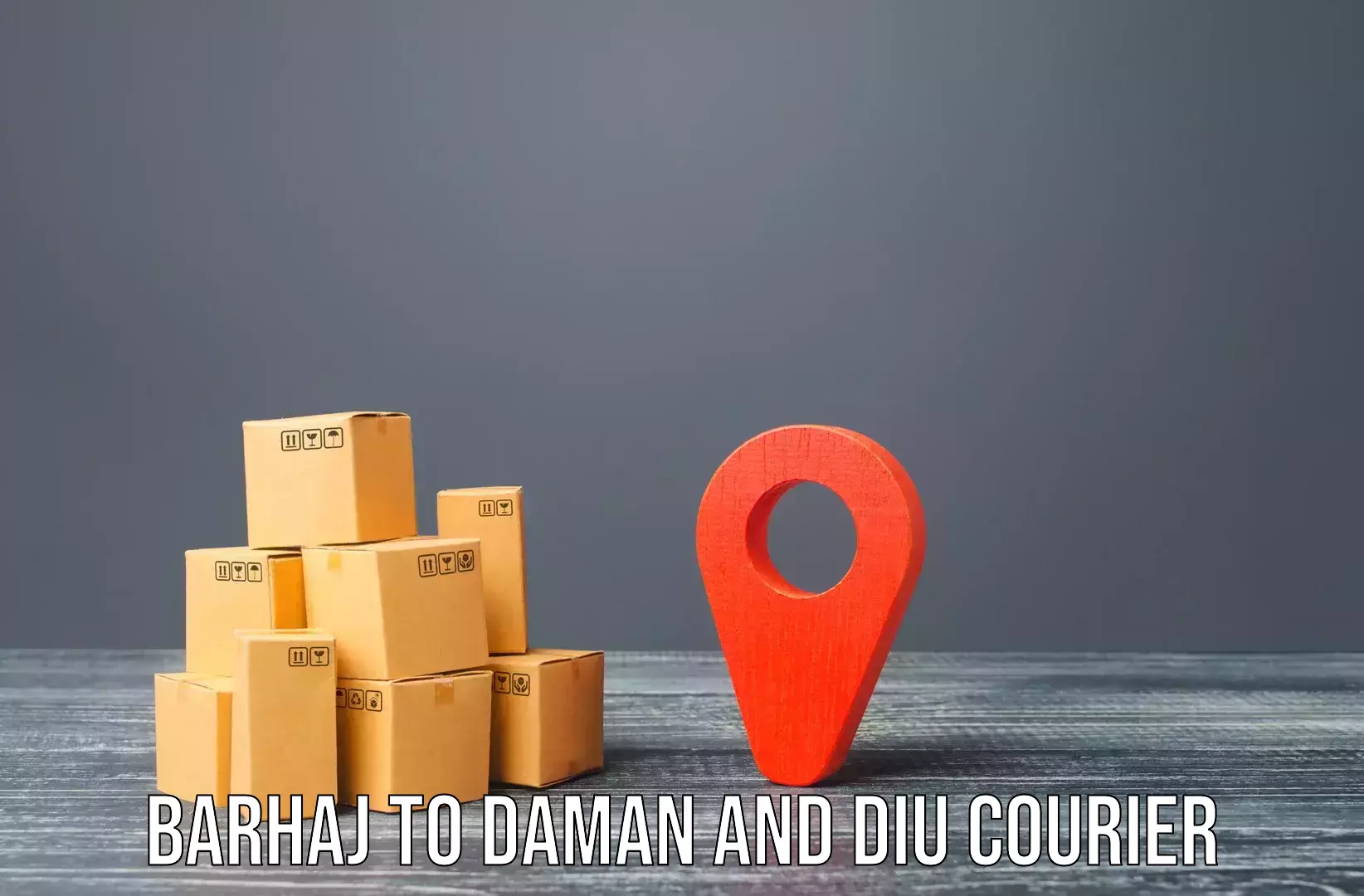 Furniture moving plans Barhaj to Daman and Diu
