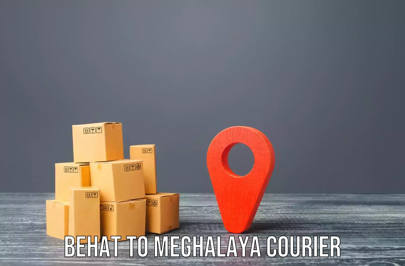Premium moving services Behat to Meghalaya
